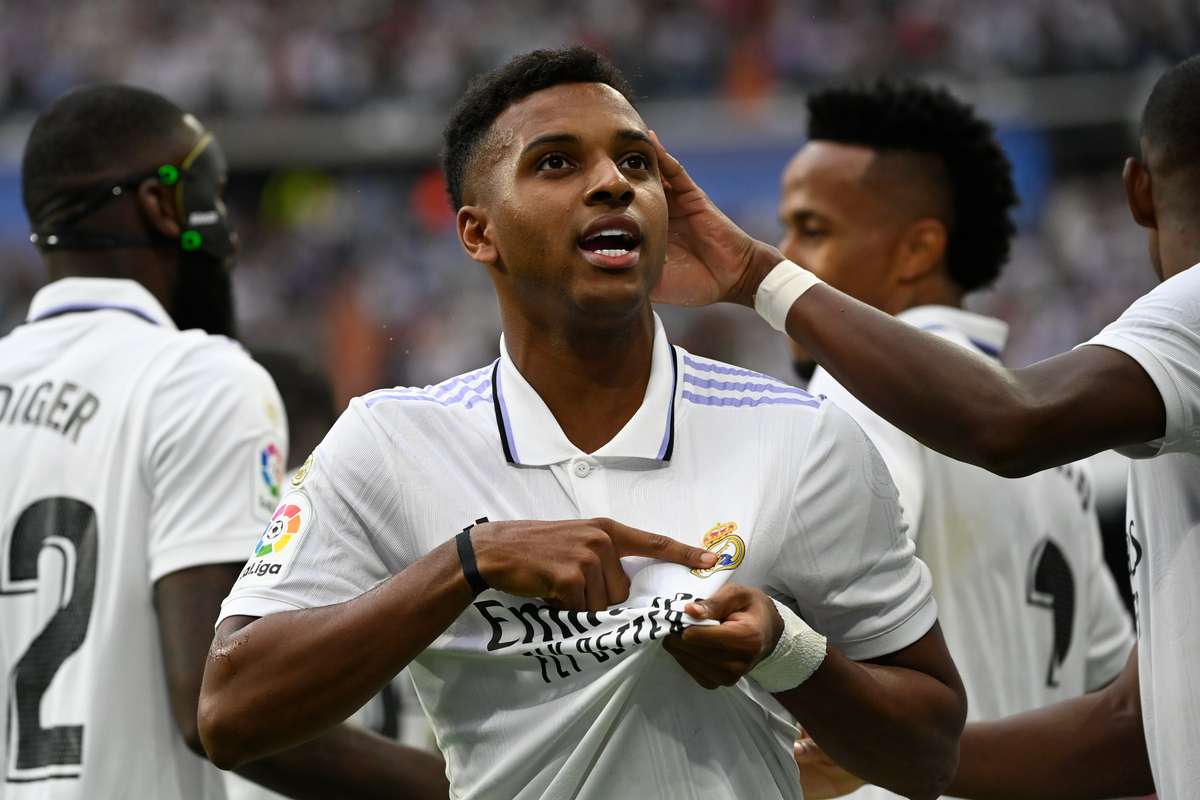 Muito contente pela vitória e por mais um golzinho vibra Rodrygo