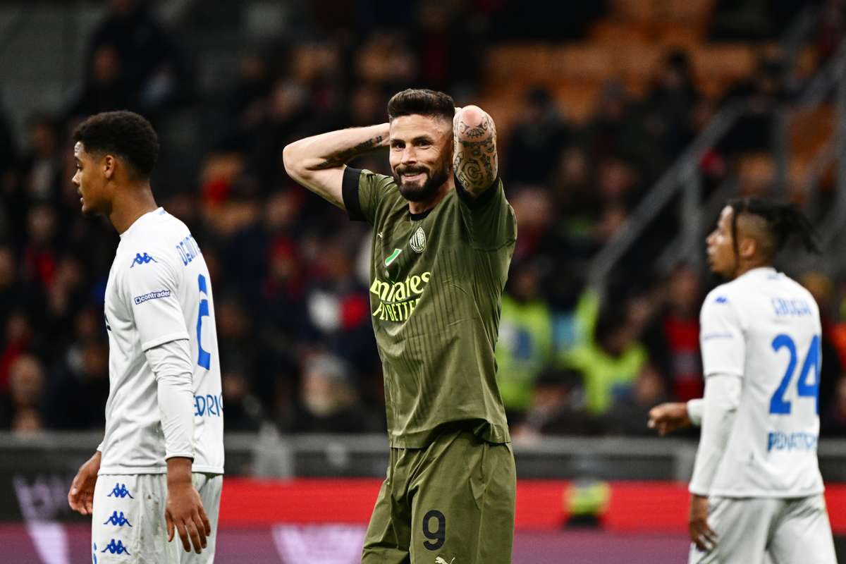 Serie A score nul et vierge entre le Milan et Empoli à San Siro