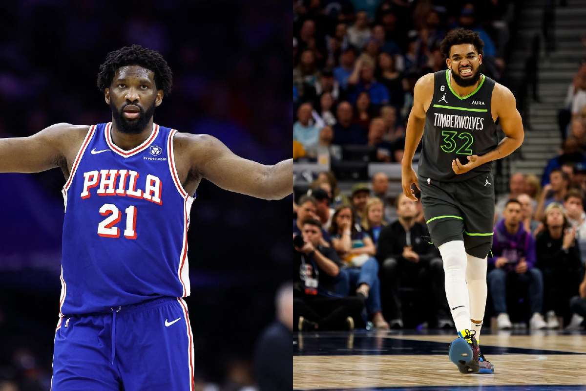 Rekordnat i NBA Joel Embiid når 70 point Karl Anthony Towns scorer 62