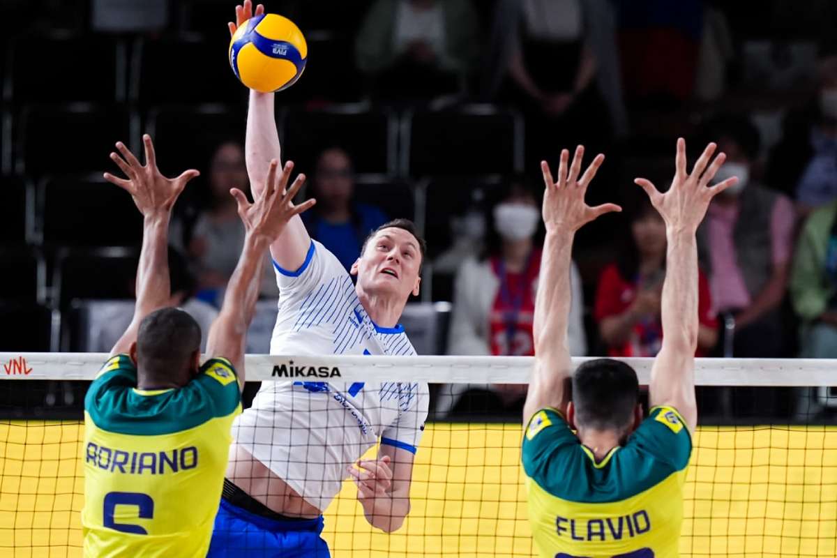 No tie break Brasil perde para Eslovênia na VNL masculina Flashscore