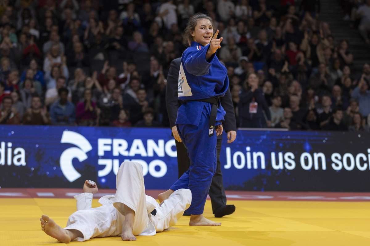 Judo Grand Slam Paris 2024 La surprise Faïza Mokdar Luka Mkheidze et