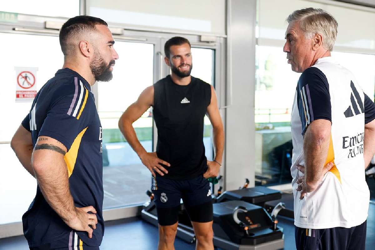 Nacho Carvajal y Joselu ya se entrenan a las órdenes de Ancelotti