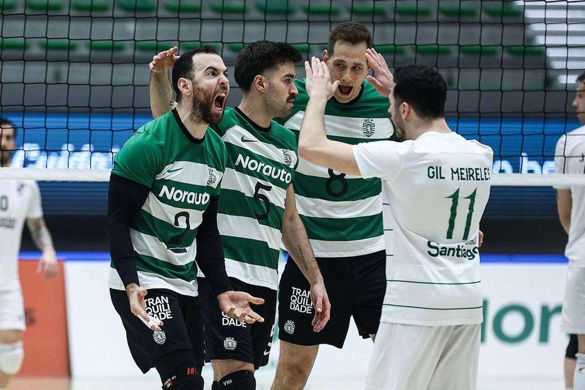 Voleibol Sporting 0 3 E Benfica 0 3 Vencem E Ficam A Um Passo Da