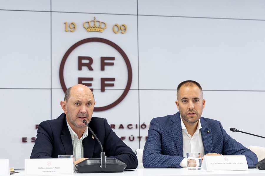 Louzán y Soto, presidentes de la RFEF y del CTA, respectivamente Louzán y Soto, presidentes de la RFEF y del CTA, respectivamente