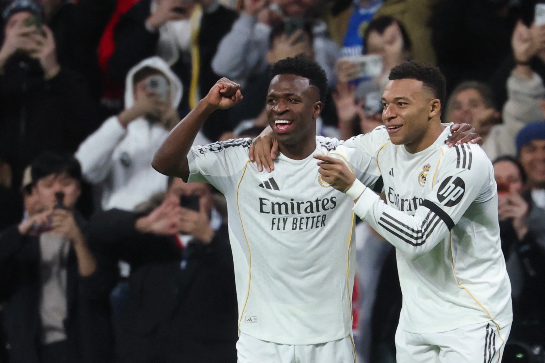 Kylian Mbappe and Vinicius Junior were in imperious form vs Monaco
