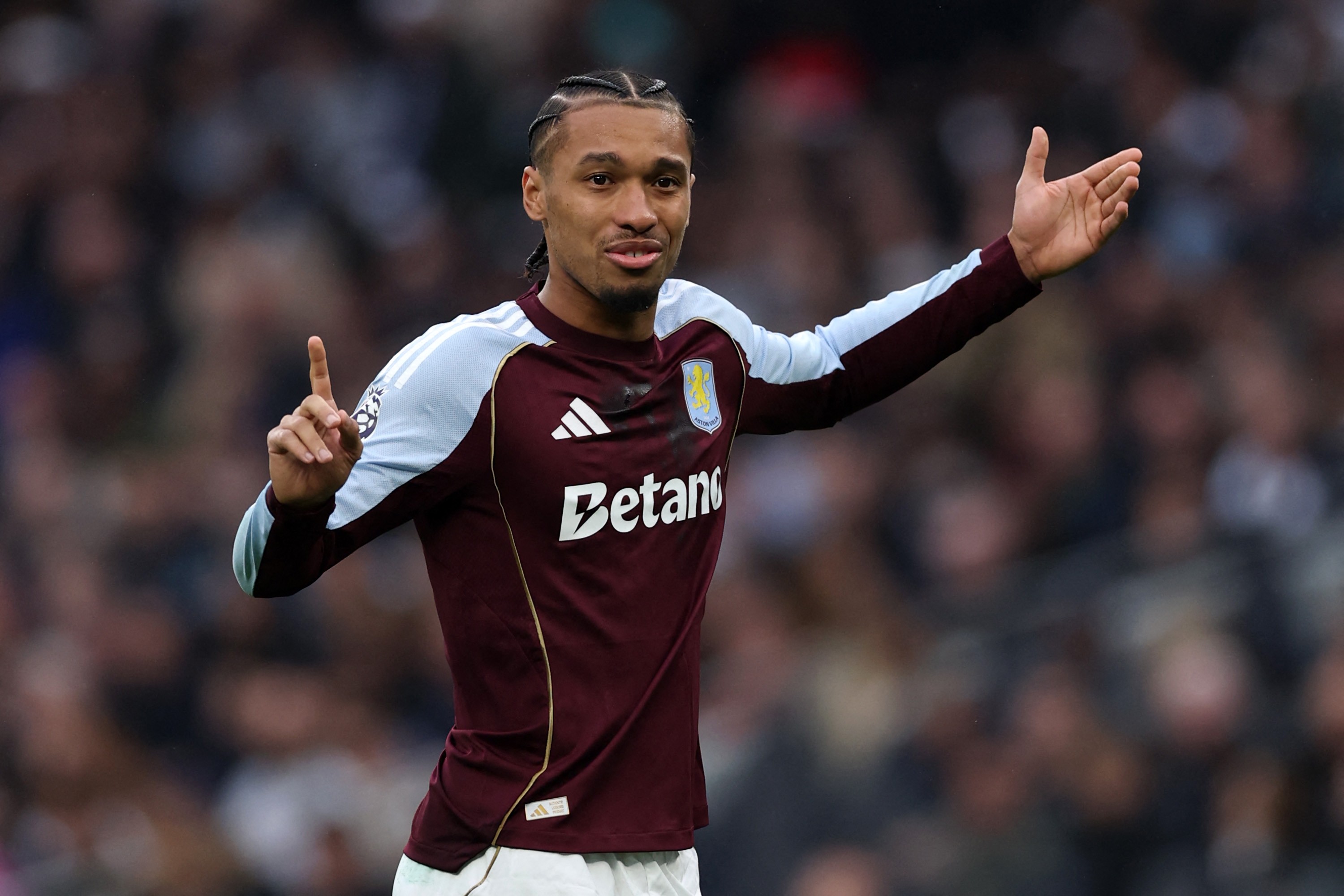 Aston Villa midfielder Boubacar Kamara will miss the rest of the season with a knee injury