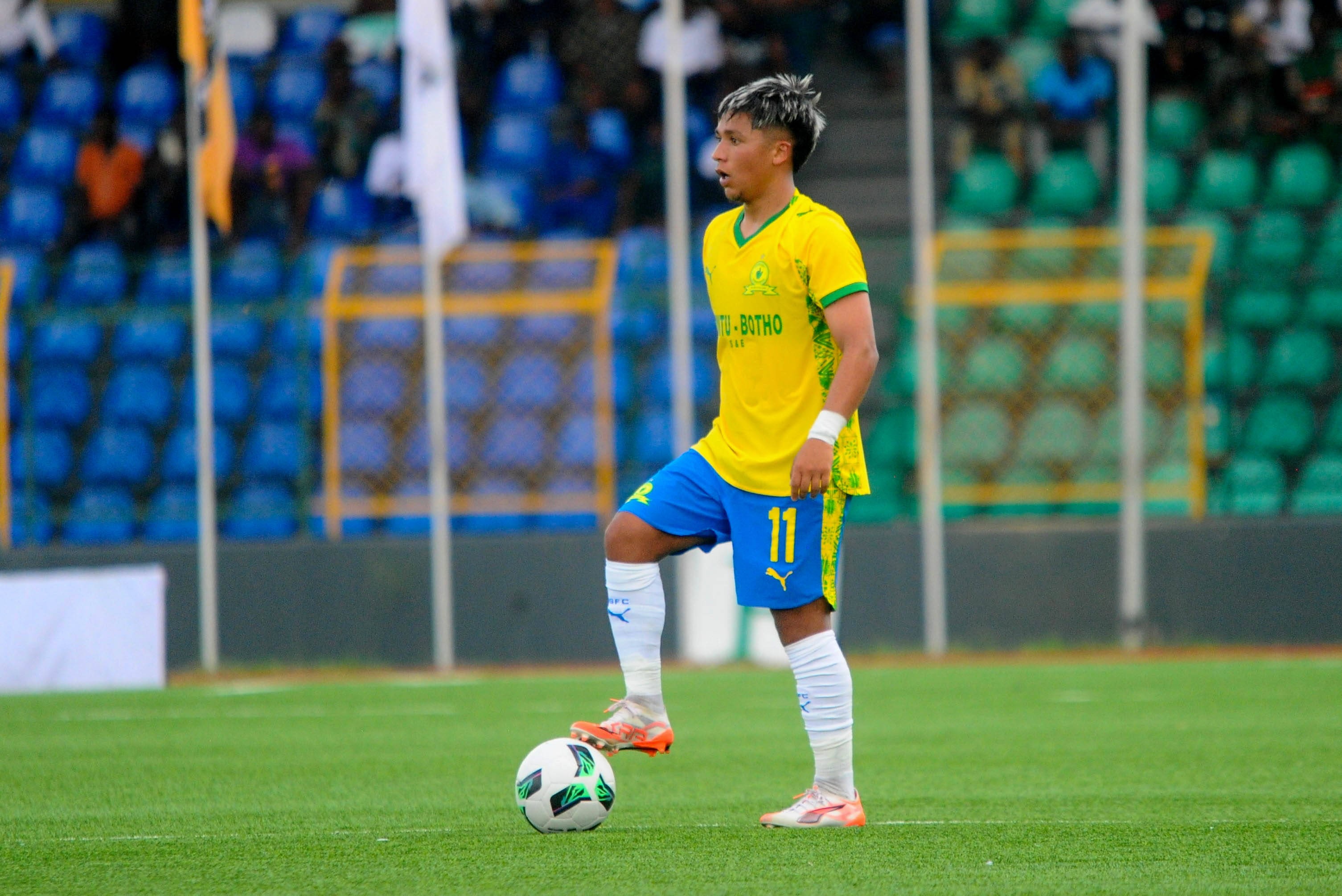Marcelo Allende came off the bench Mamelodi Sundowns in Lubumbashi