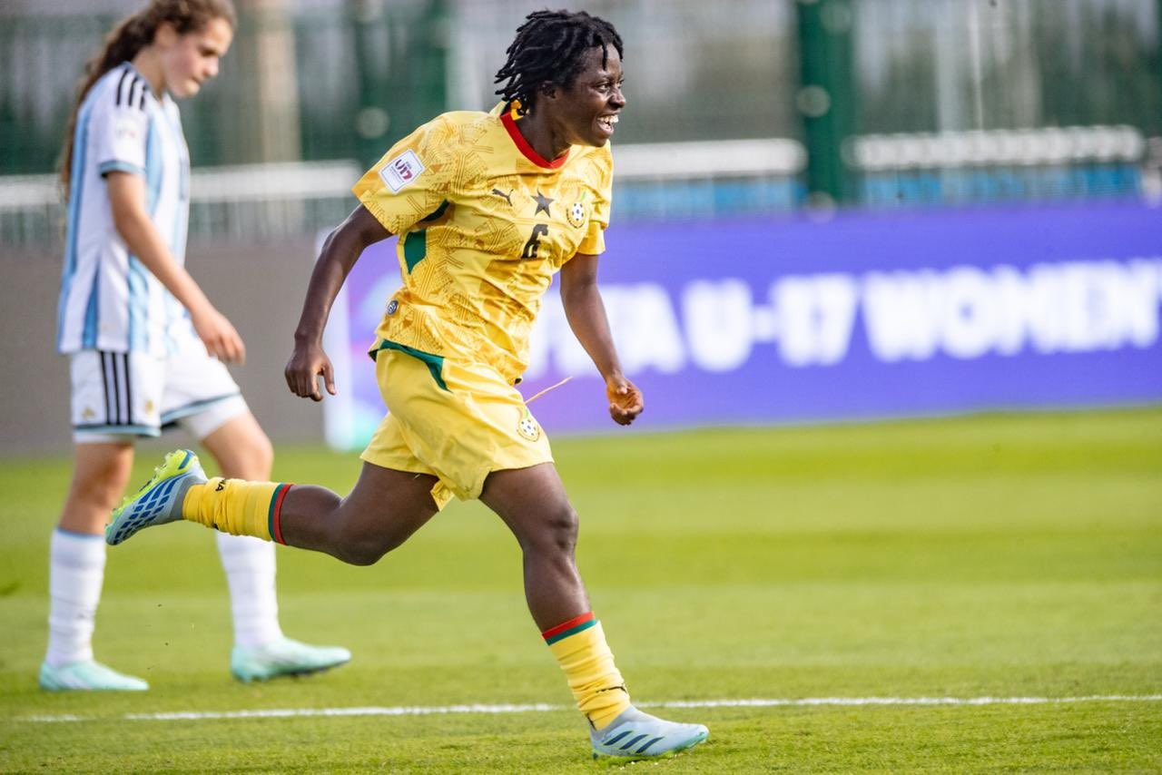 Black Maidens' Jessica Appiah was adjudged player of the match against Argentina. 