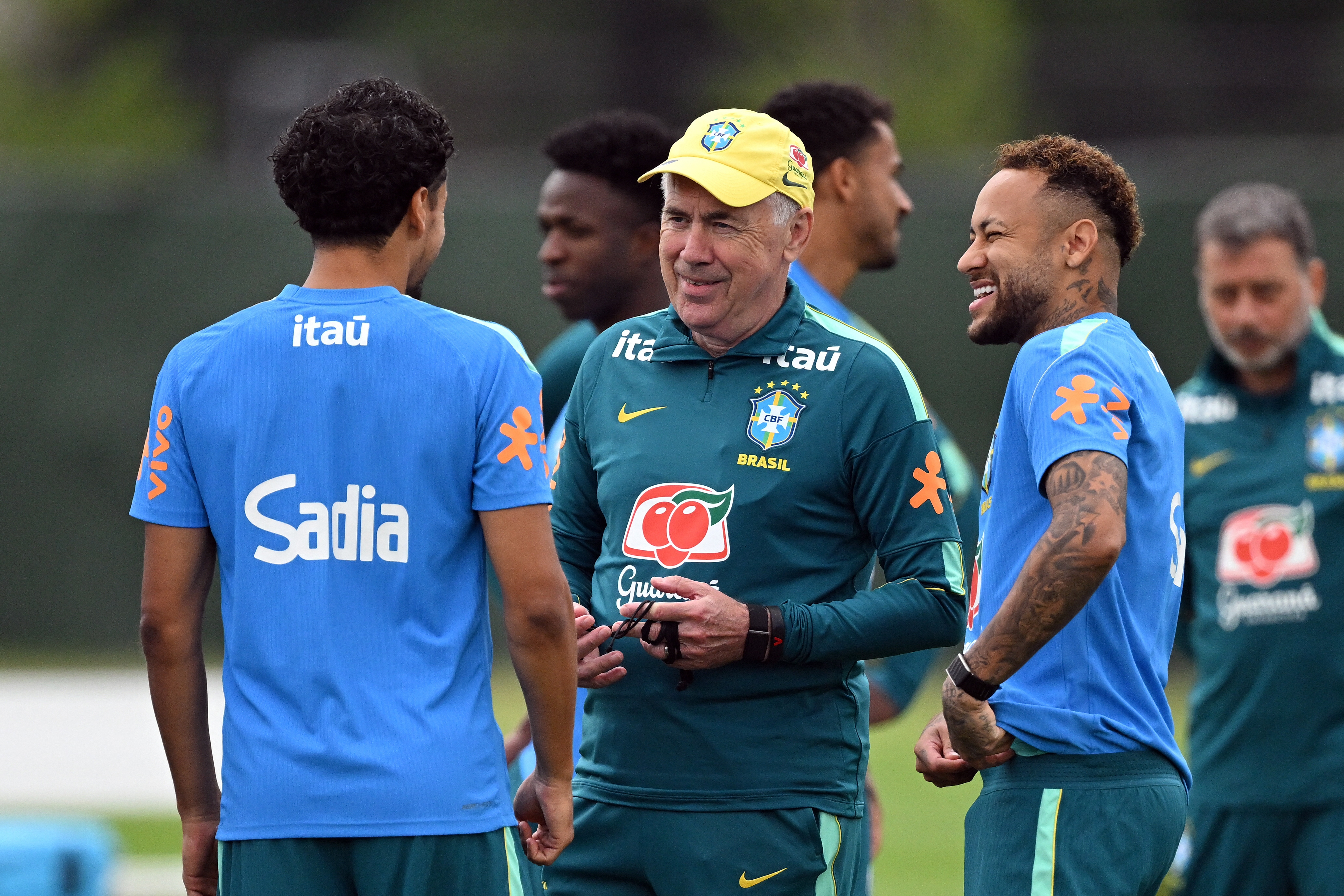 Raphinha, única ausencia en el entrenamiento de Brasil