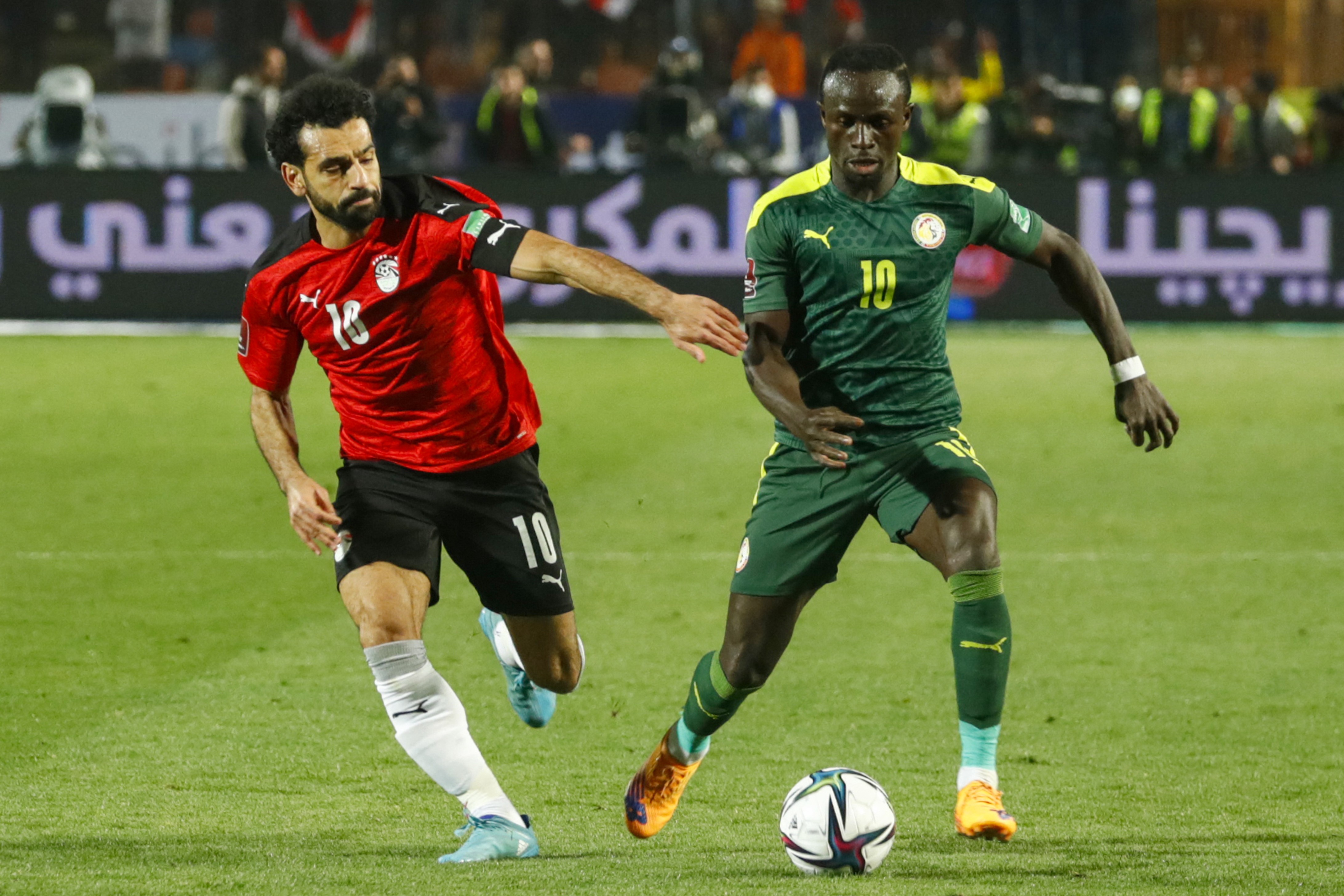 Sadio Mane and Mohamed Salah will meet in the AFCON semi-finals on Wednesday.