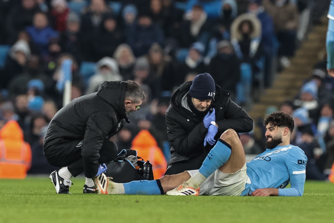 Gvardiol picked up the injury against Chelsea