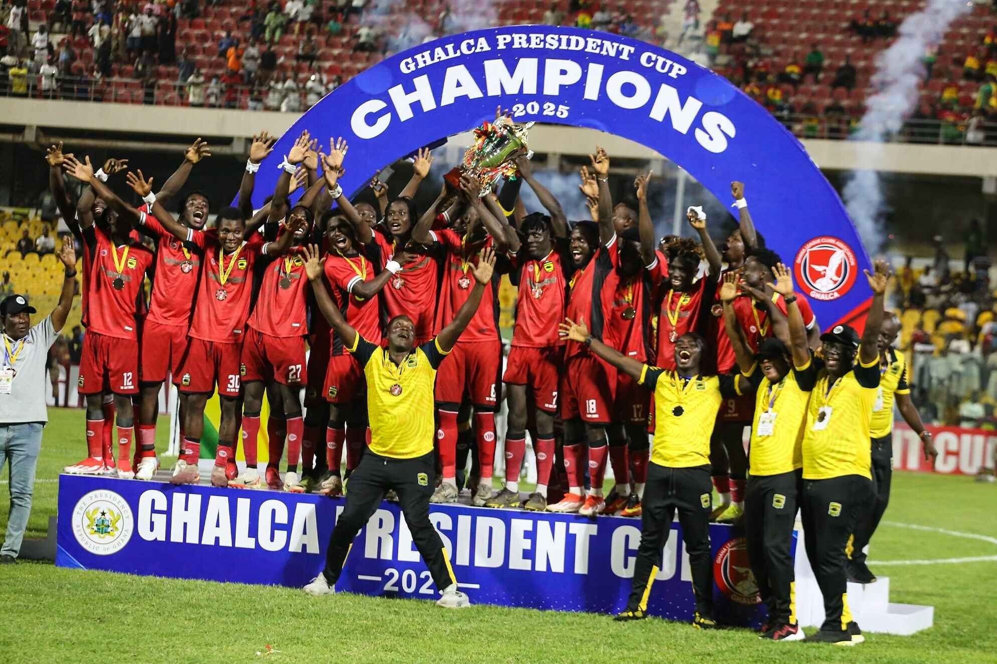 Asante Kotoko emerged victorious against Hearts of Oak to claim the 2025 President’s Cup.