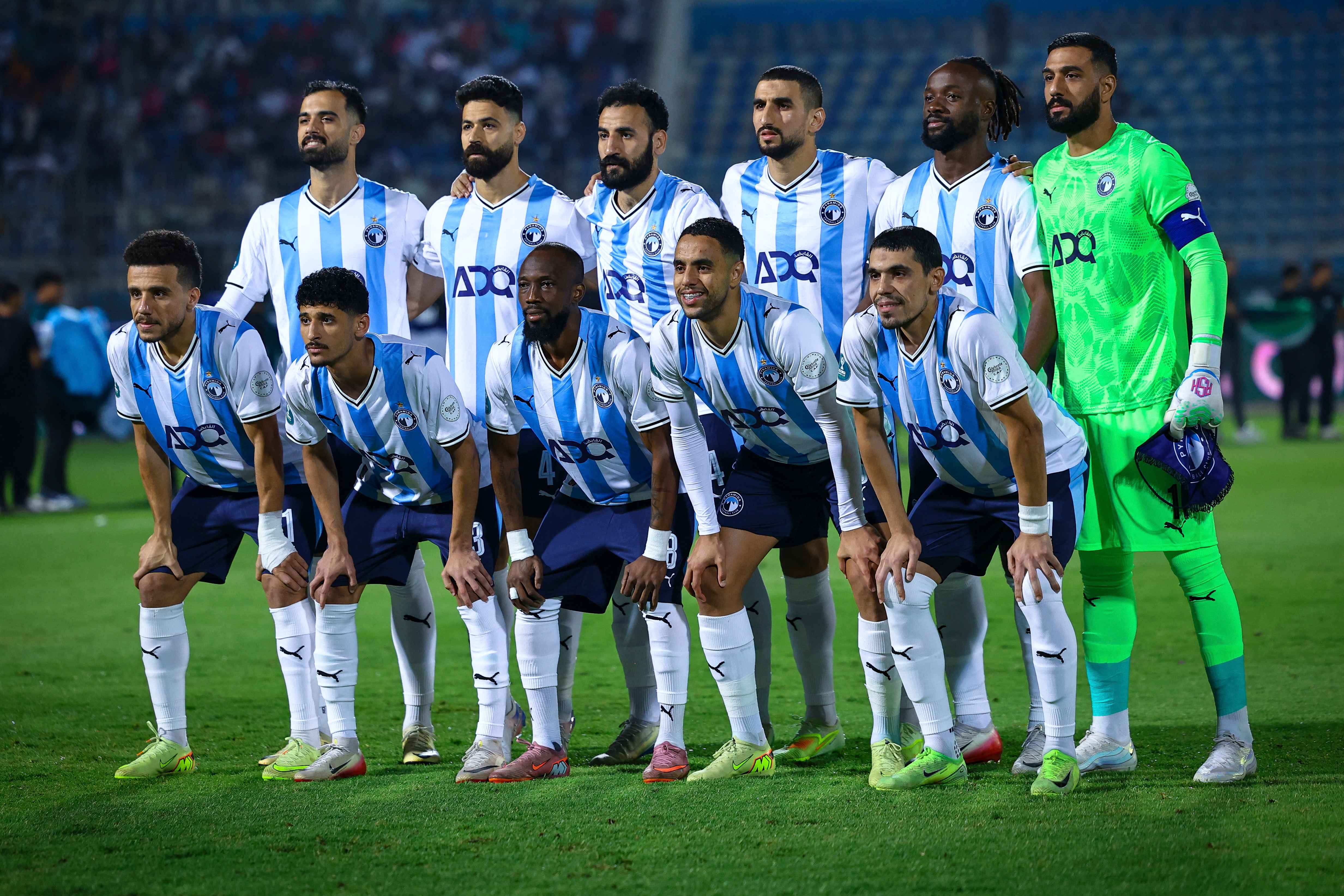 Pyramids in action at the CAF Champions League.