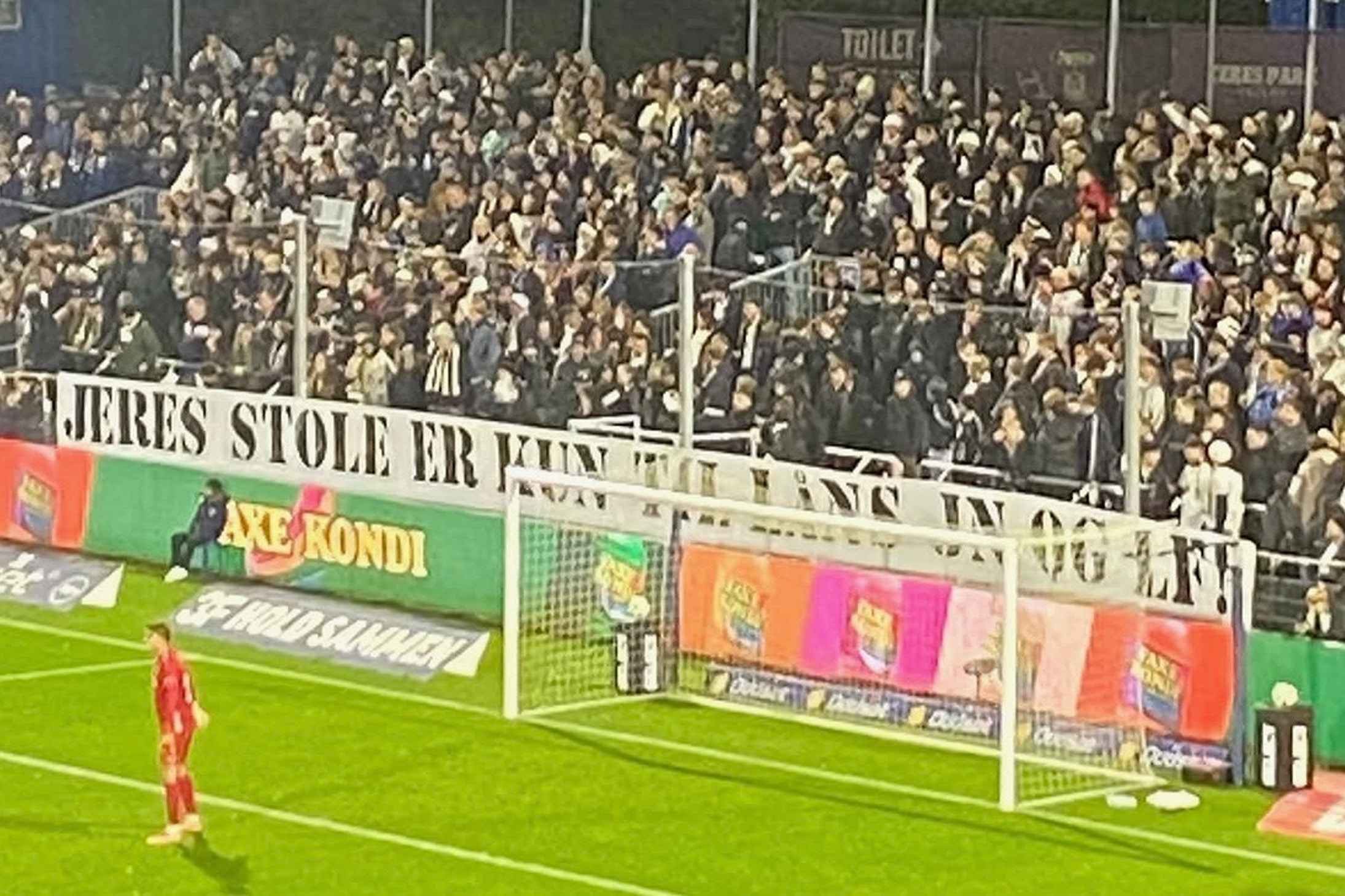 "Samlet for Aarhus" display part of the controversial banner