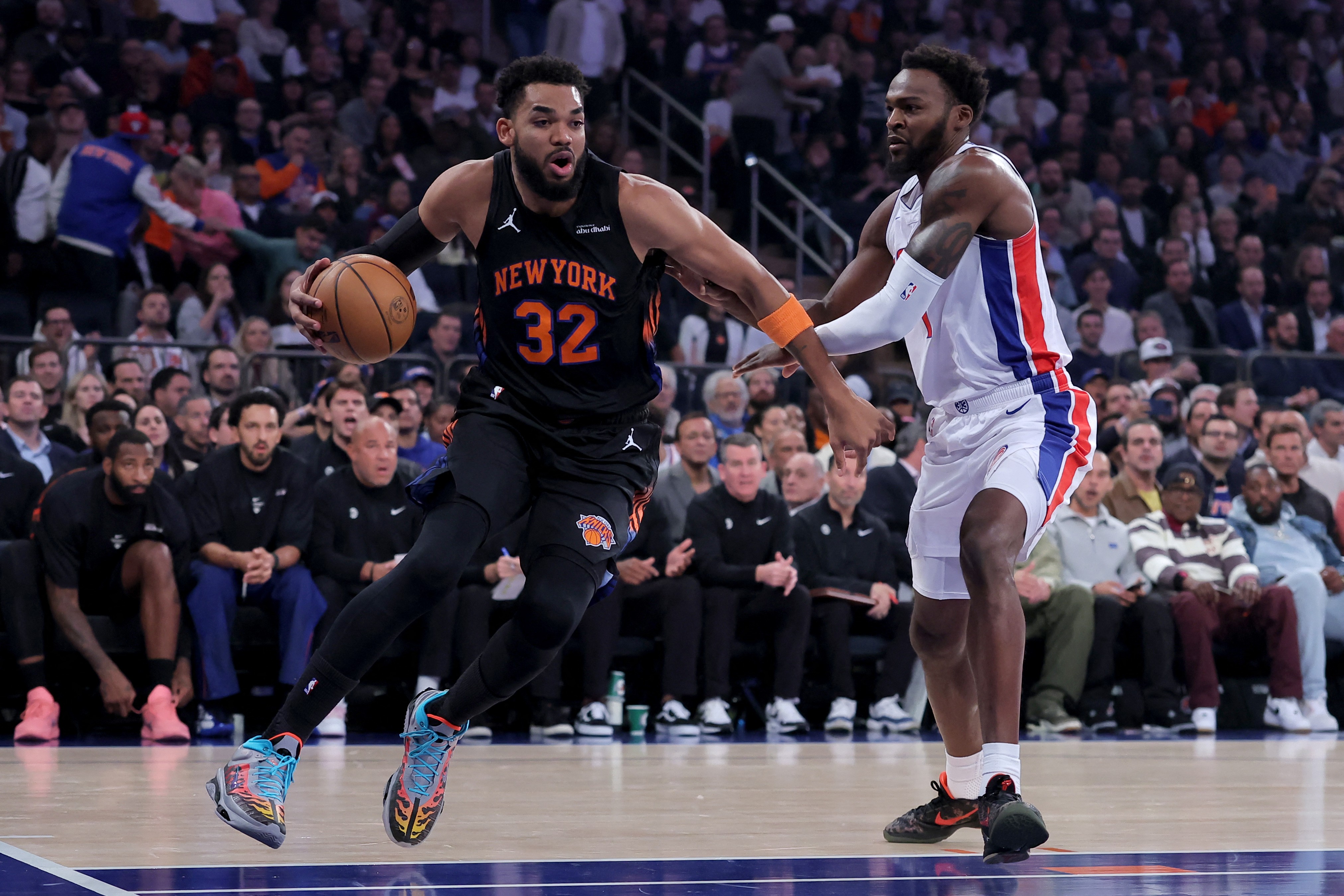Karl-Anthony Towns of the New York Knicks