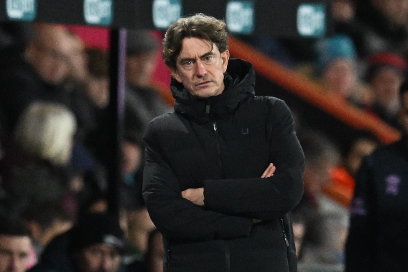 Tottenham manager Thomas Frank during the Premier League match against Bournemouth