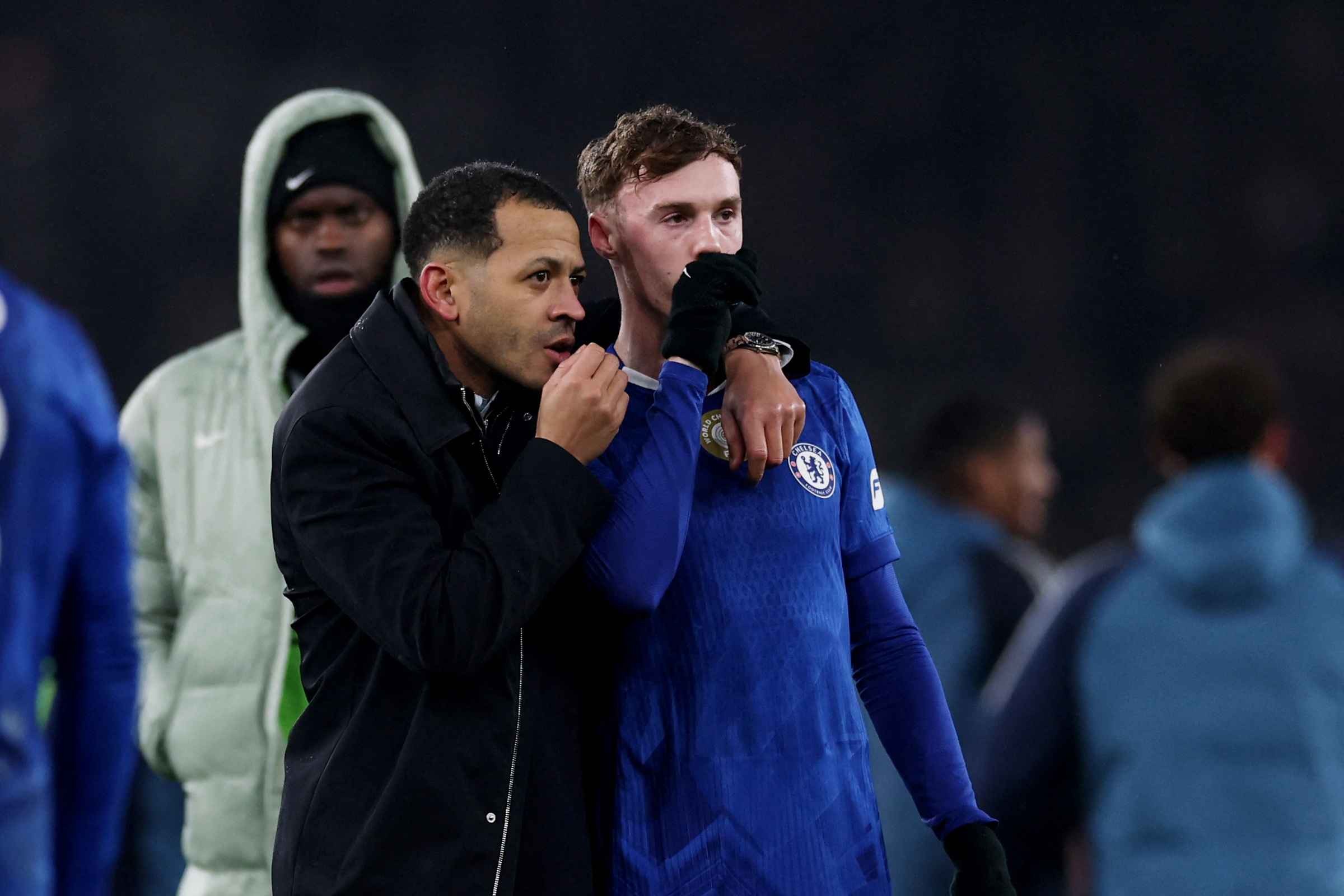 Chelsea manager Liam Rosenior has had to manage Cole Palmer's minutes