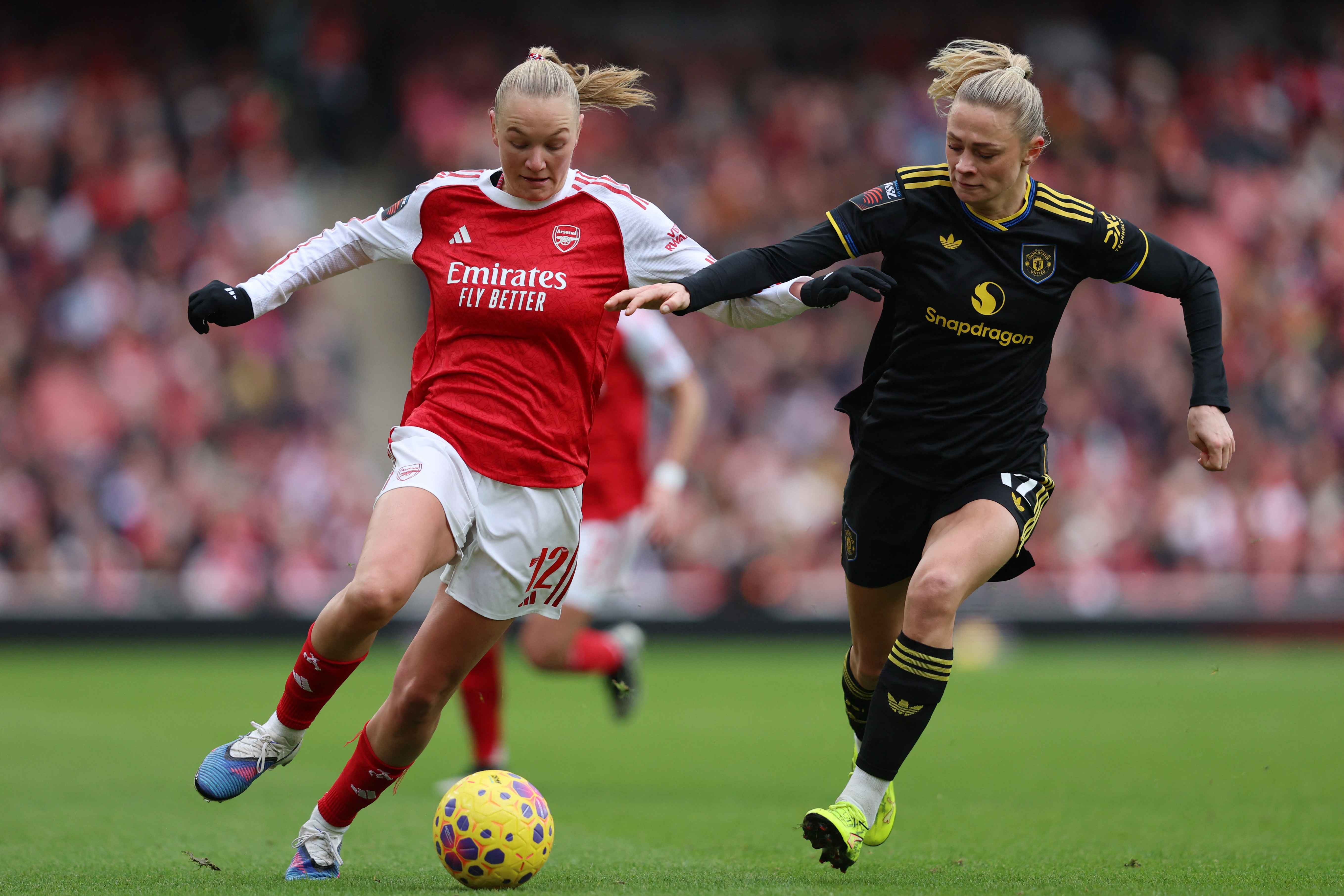 Arsenal are in third place in the WSL following their draw