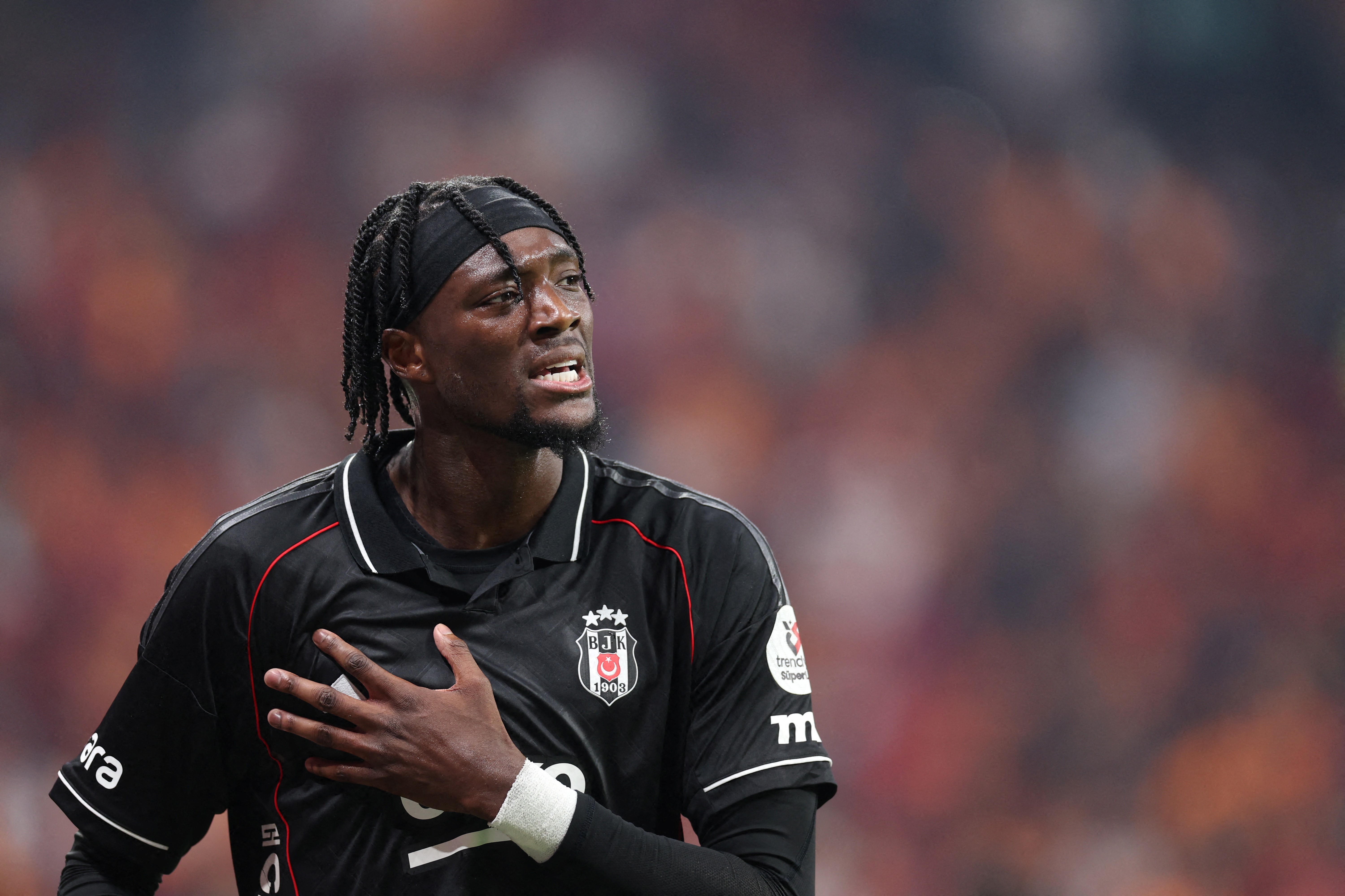 Tammy Abraham in action for Besiktas
