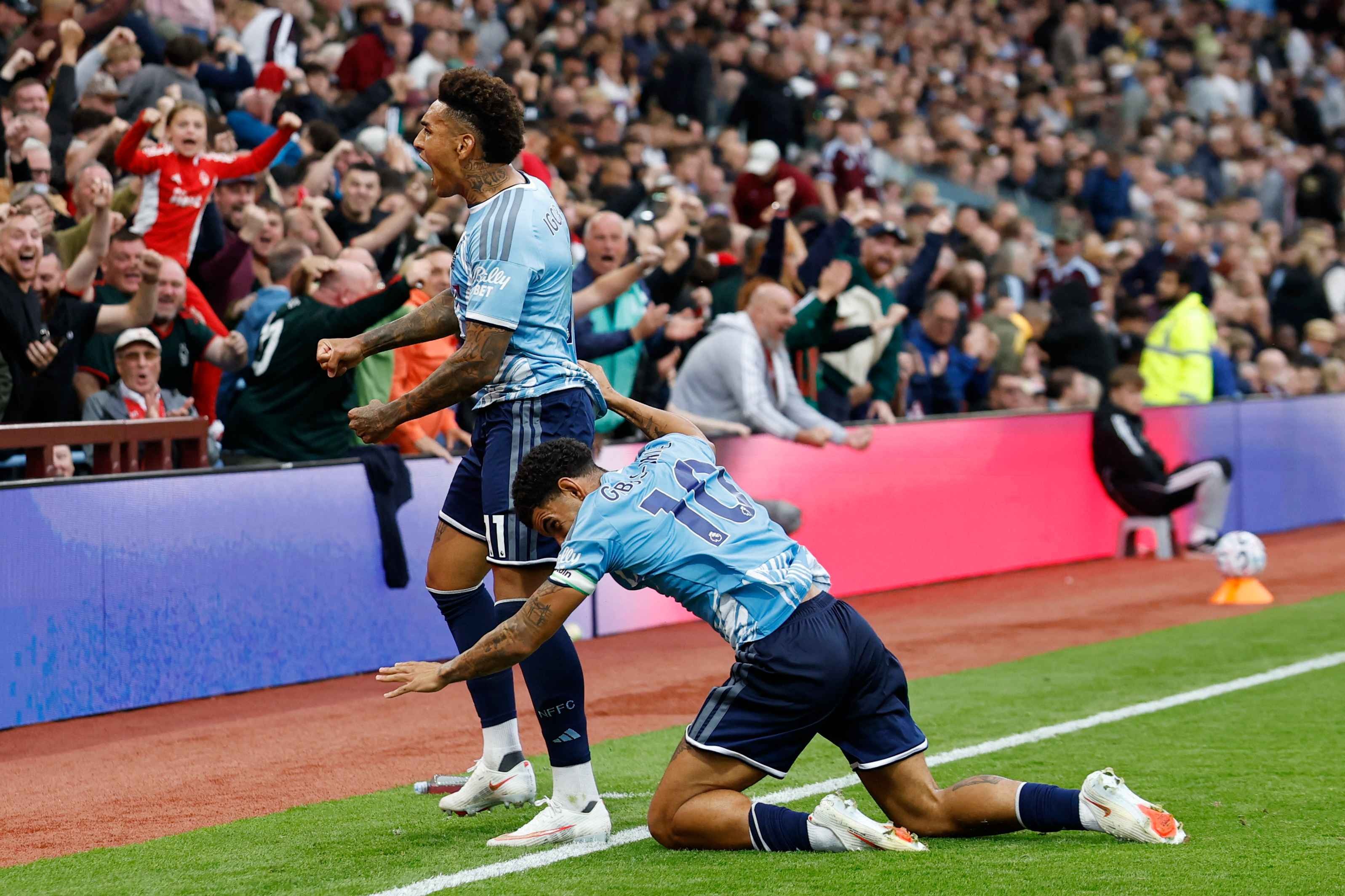 Nottingham Forest claim first victory under Glasner with late winner at Aston Villa