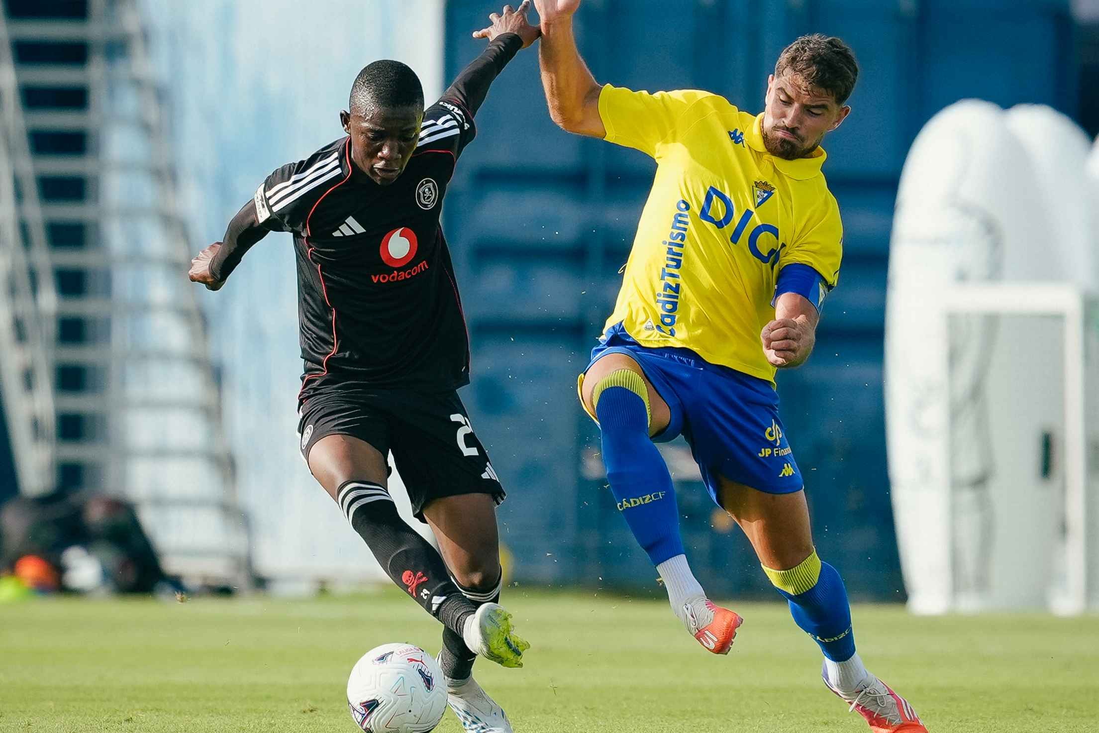 Orlando Pirates beat Cadiz 2-1 after coming from behind
