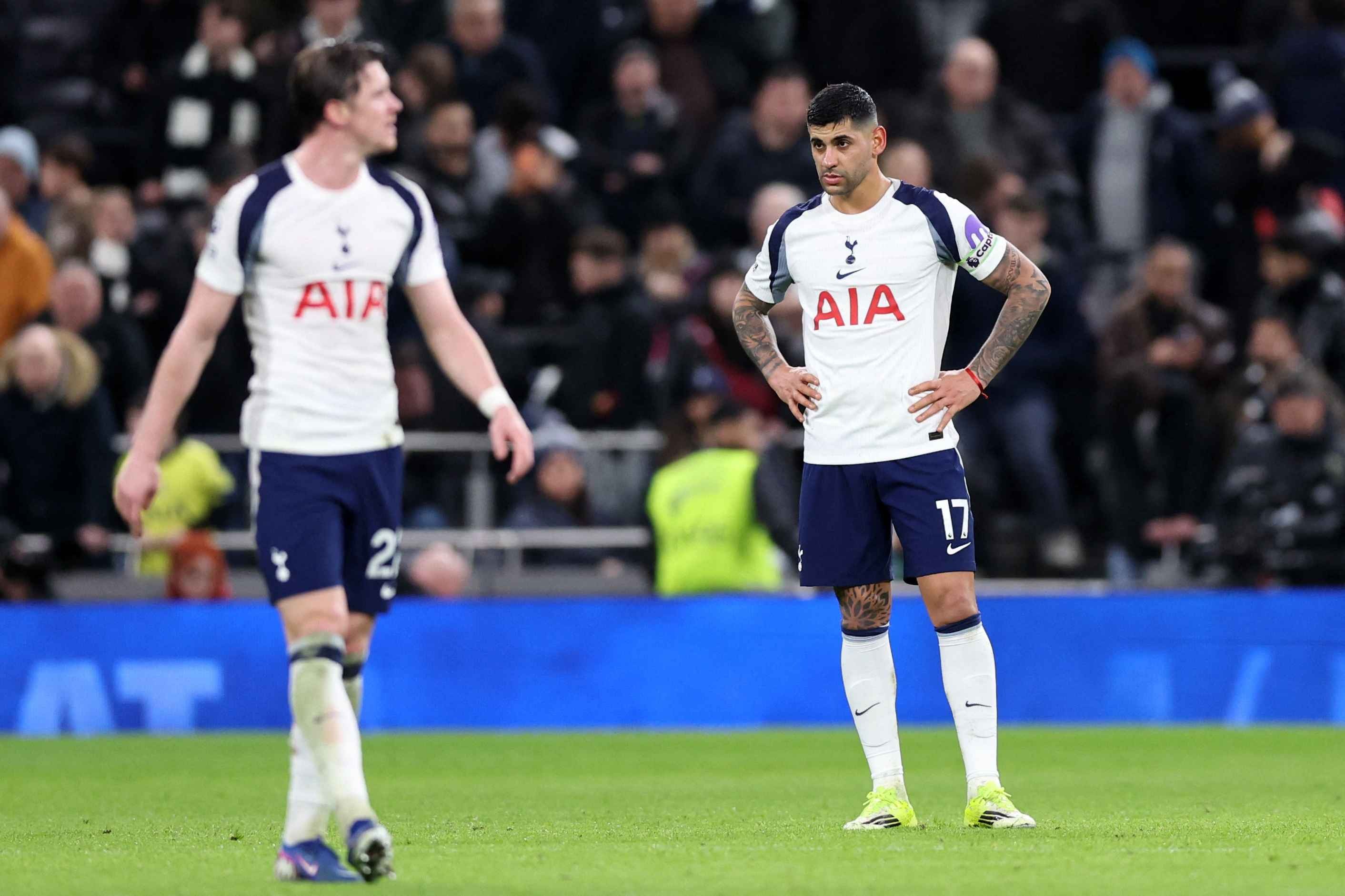 Tottenham defender Cristian Romero