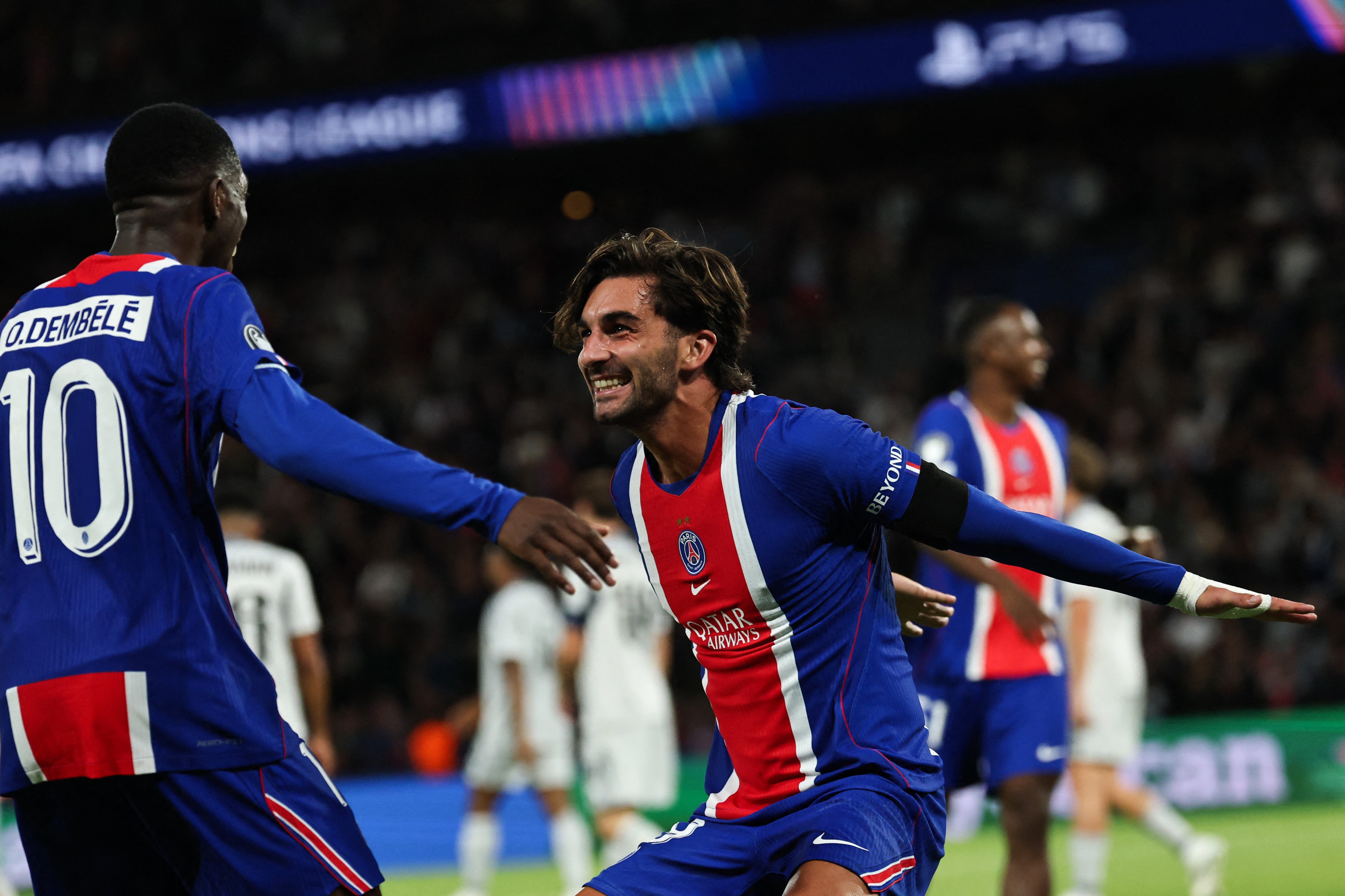 Torres scores hat-trick as PSG begin title defence by thrashing Slovan Bratislava
