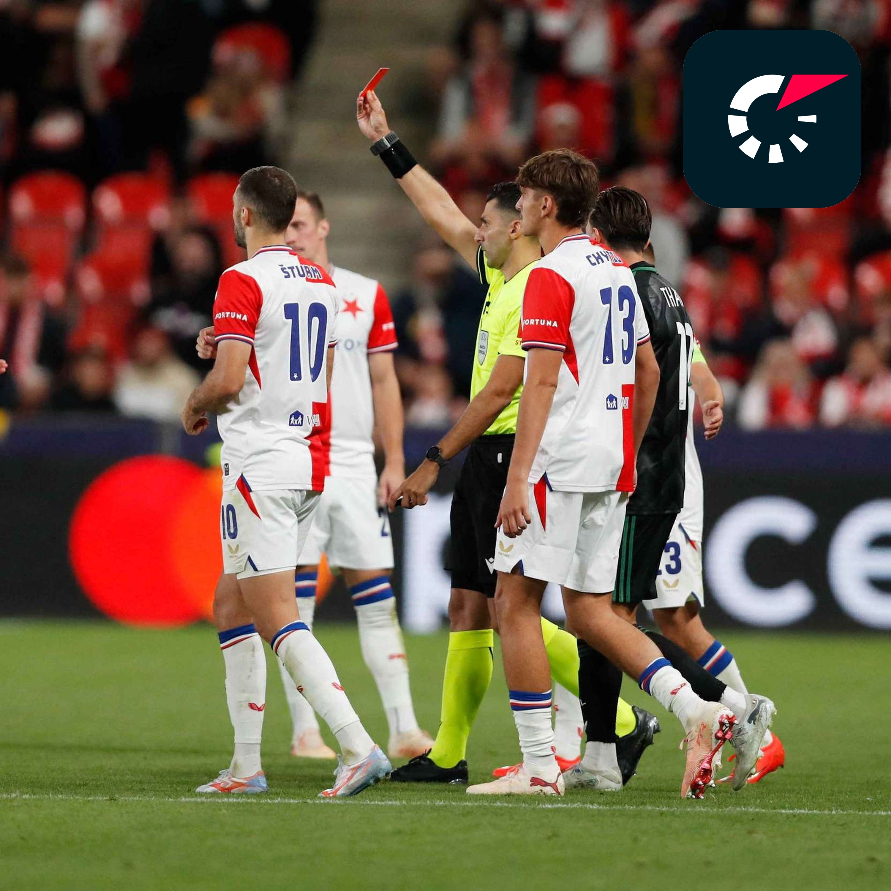 Červenobílí? Spíš červení. Slavia vládne v počtu vyloučení celému pelotonu Ligy mistrů episode artwork