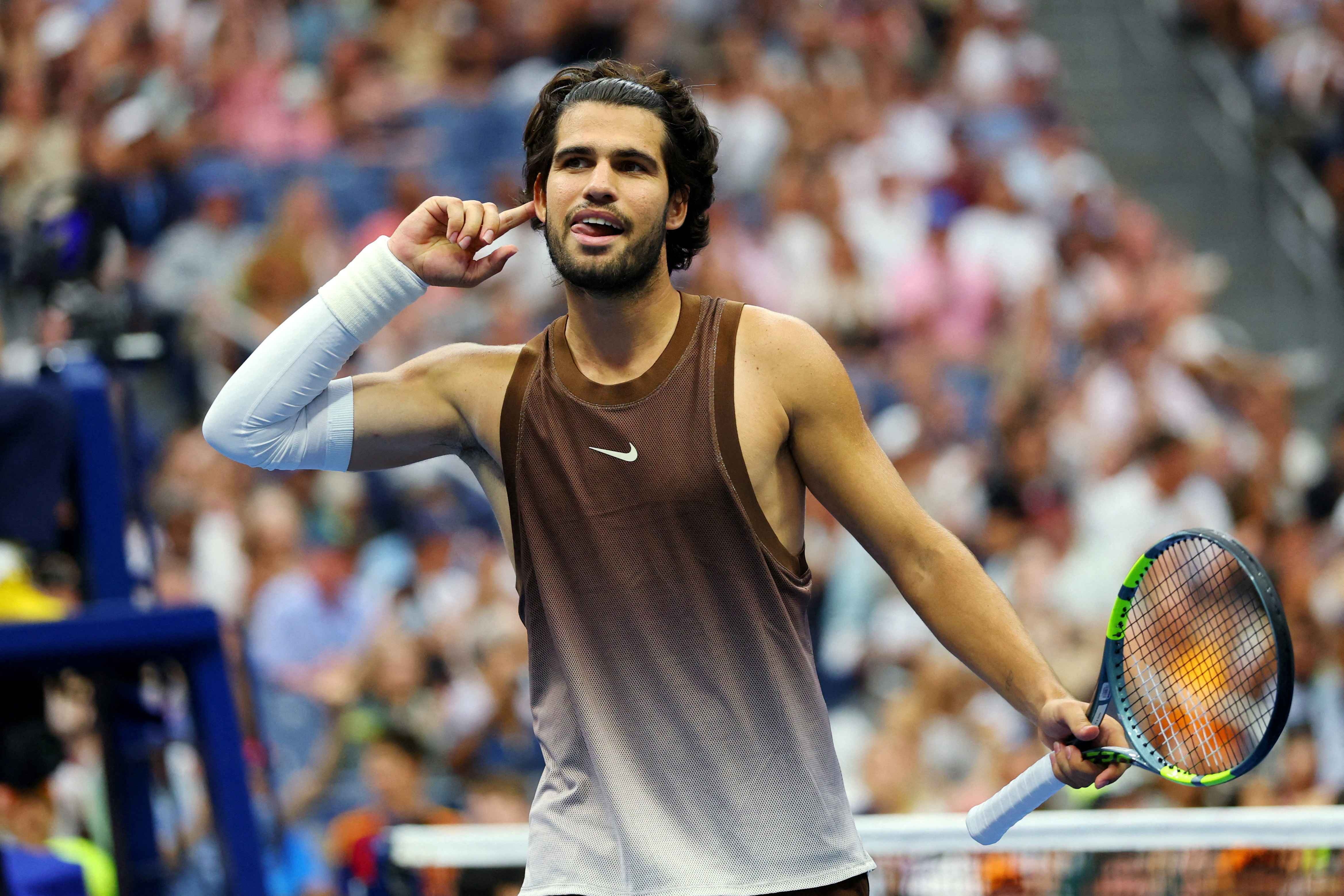'Too much nipple': Carlos Alcaraz tones down tank top