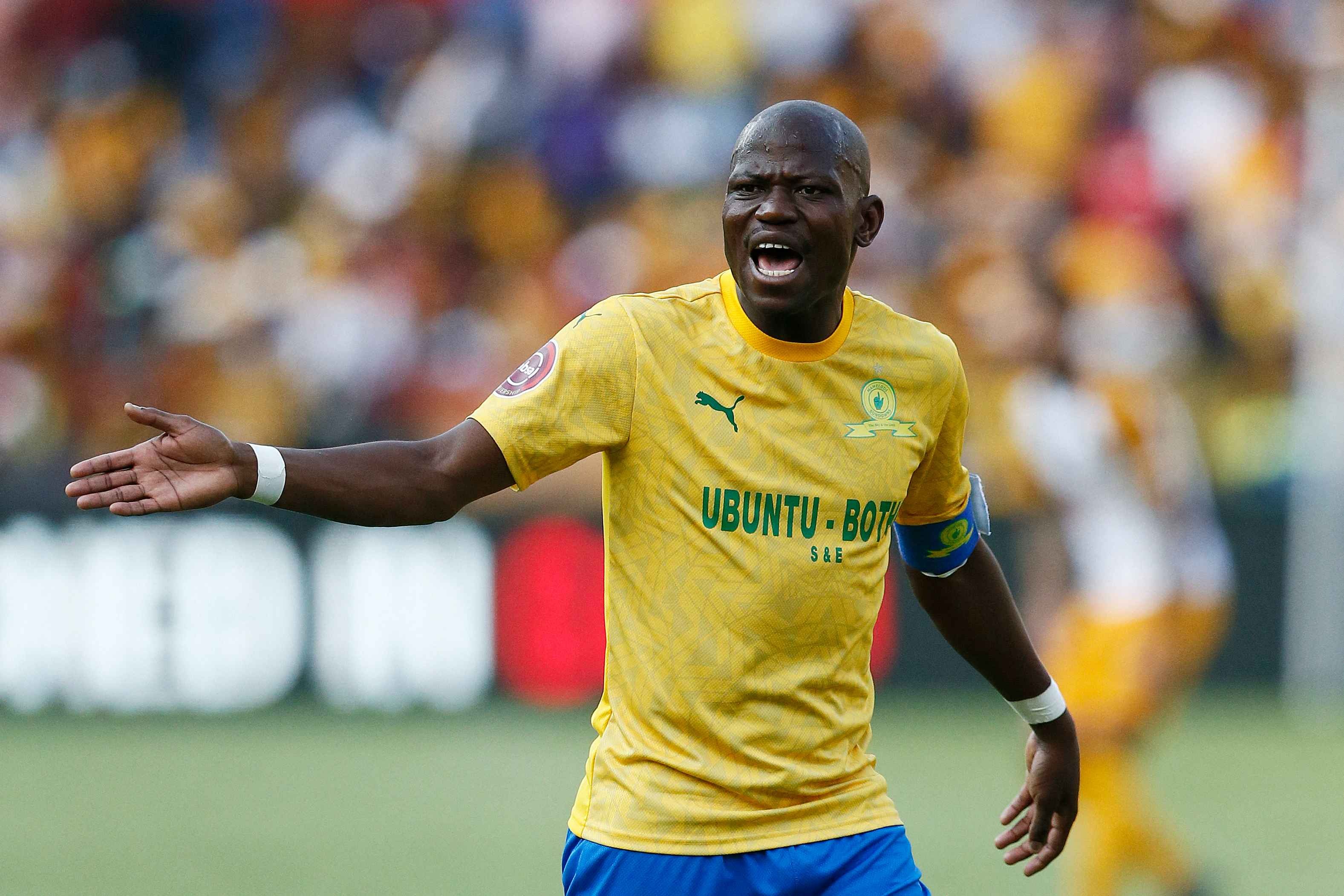 Hlompho Kekana scored seven times for Mamelodi Sundowns in a Nedbank Cup clash against Powerlines FC in 2012