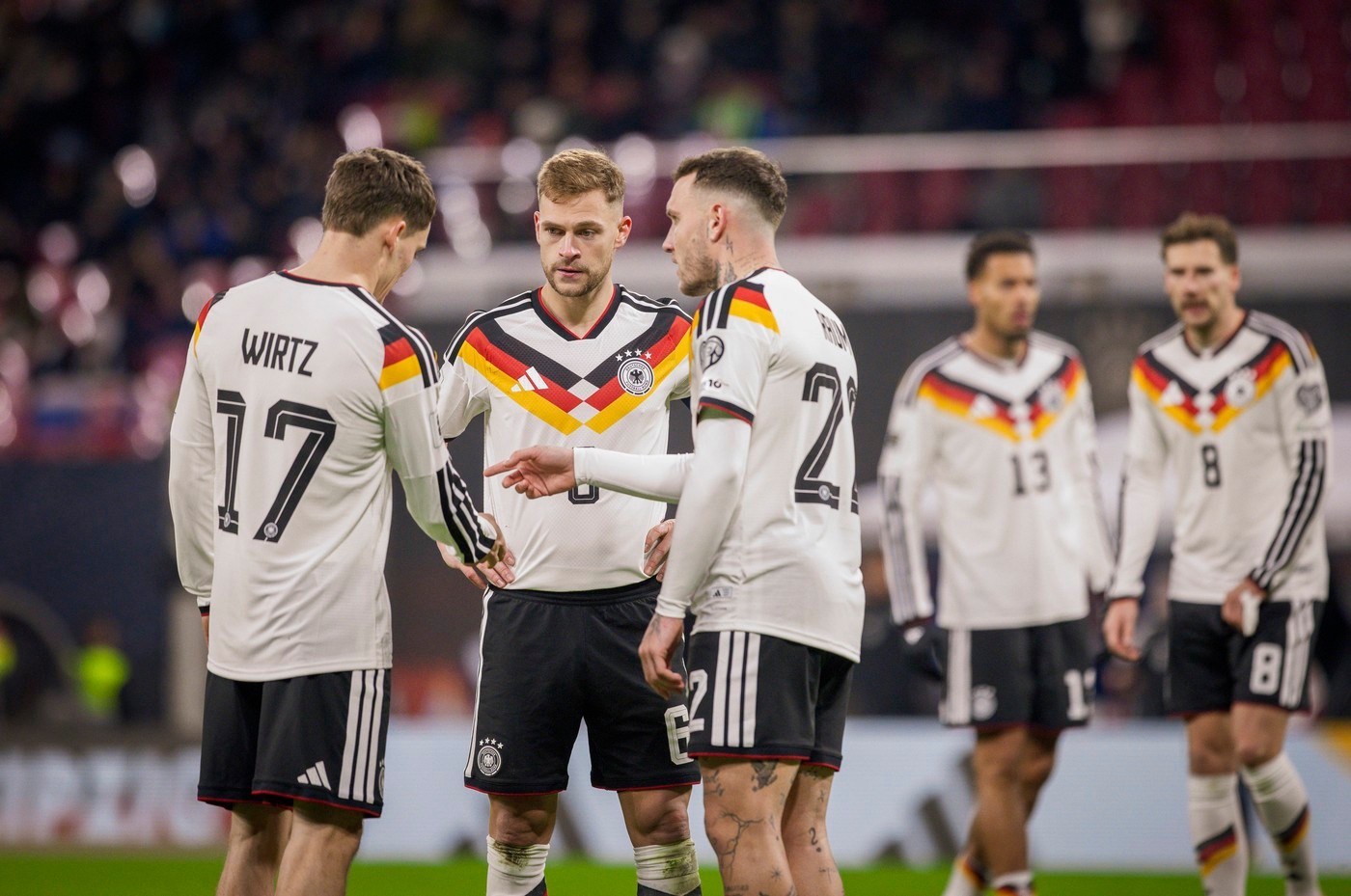 Germany will be led by the likes of Florian Wirtz (L) and Joshua Kimmich (2-L)