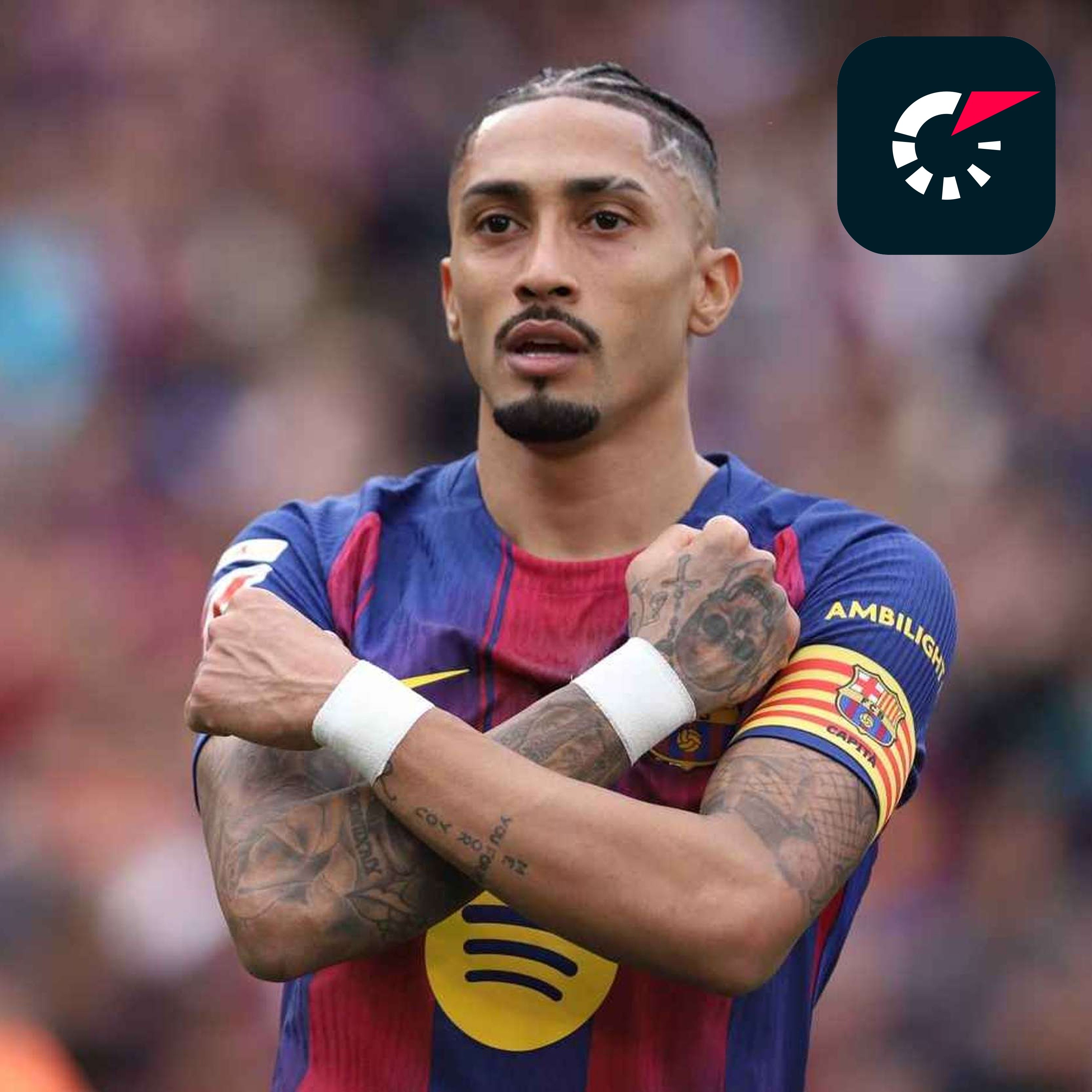 How have Raphinha's absences through injury affected Barcelona in 2025/26?
