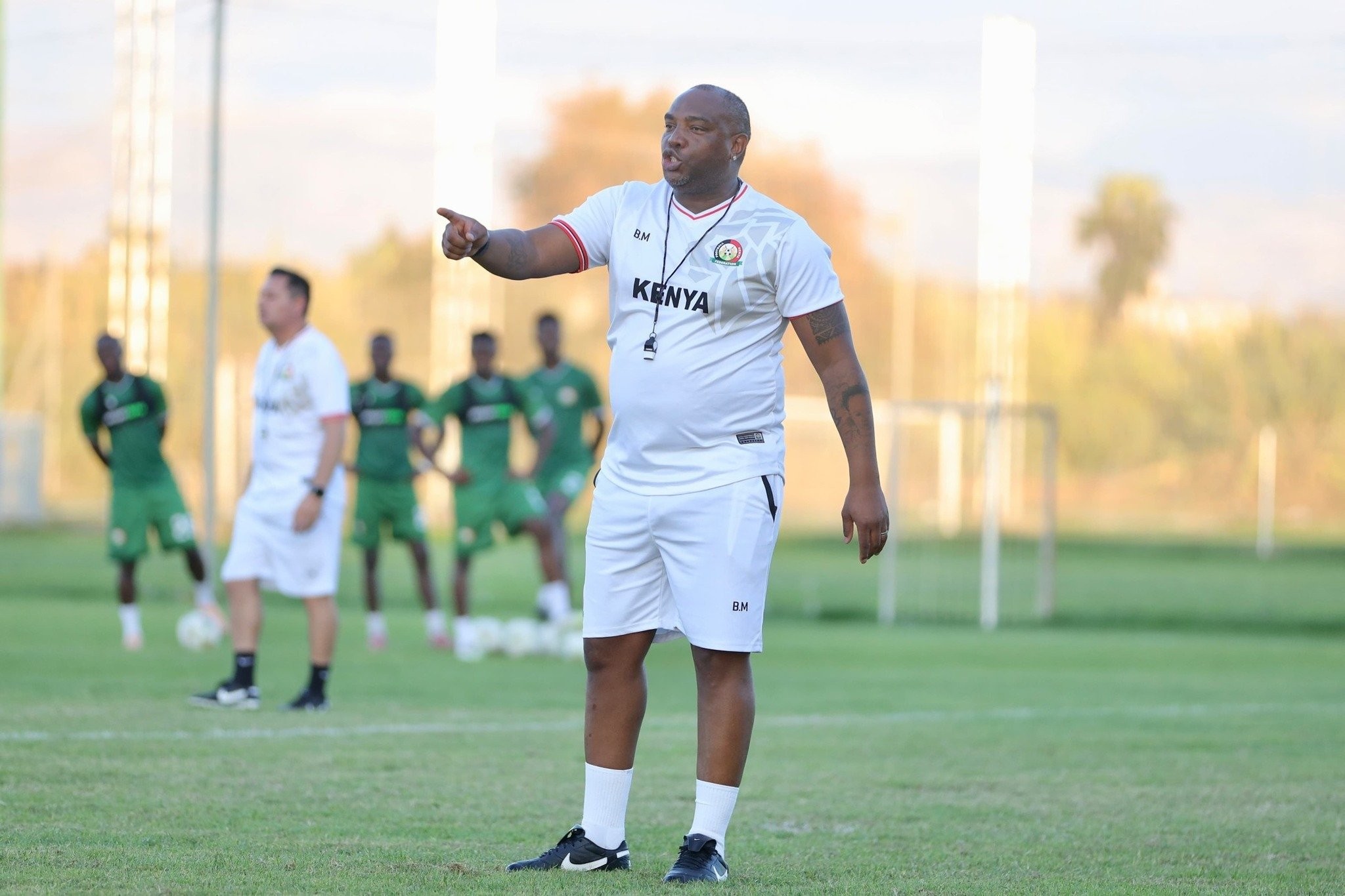 Kenya national team coach Benni McCarthy