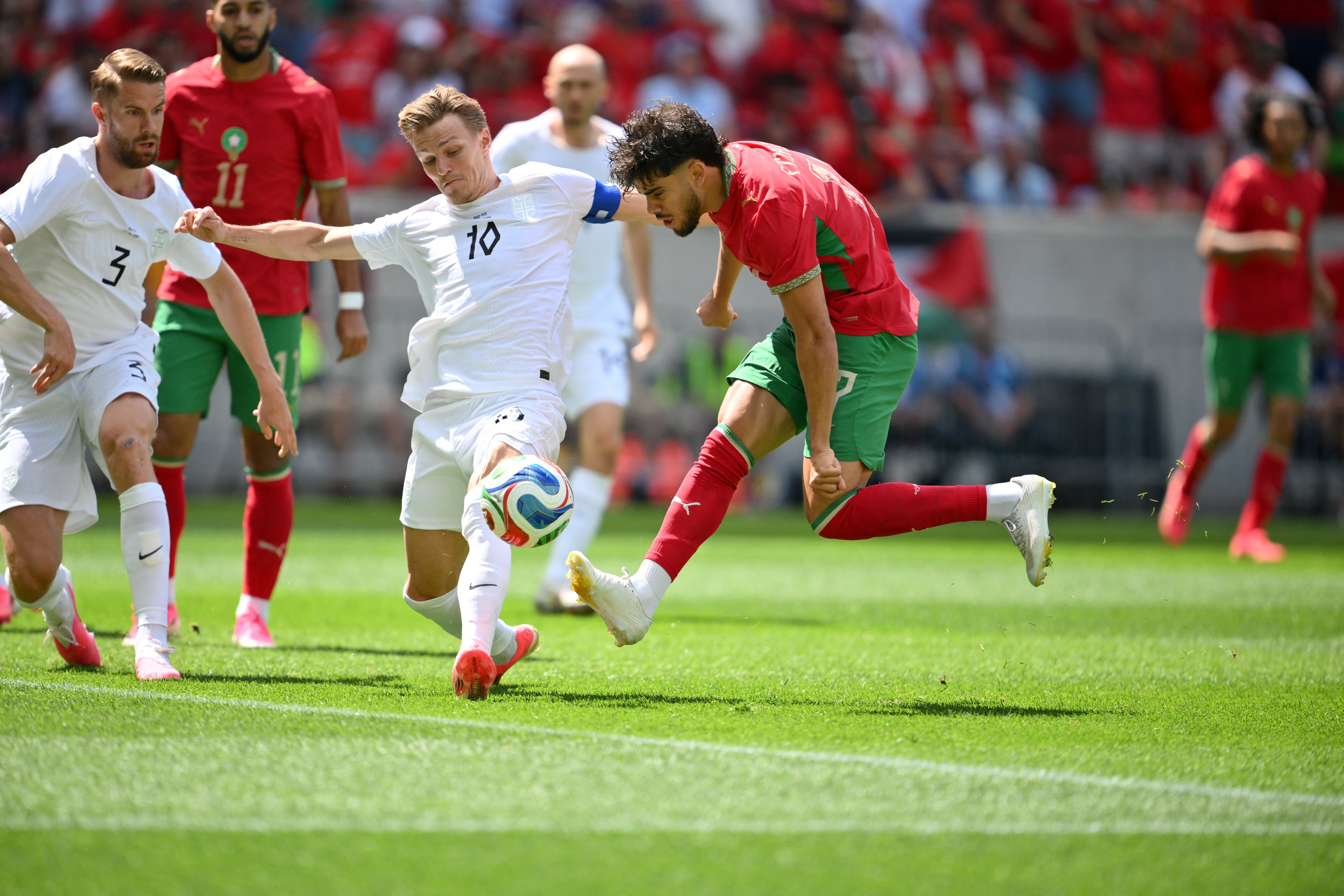 Abde Ezzalzouli is a doubt for Morocco.