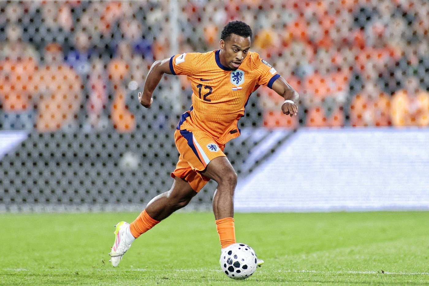 Quinten Timber in action for the Netherlands