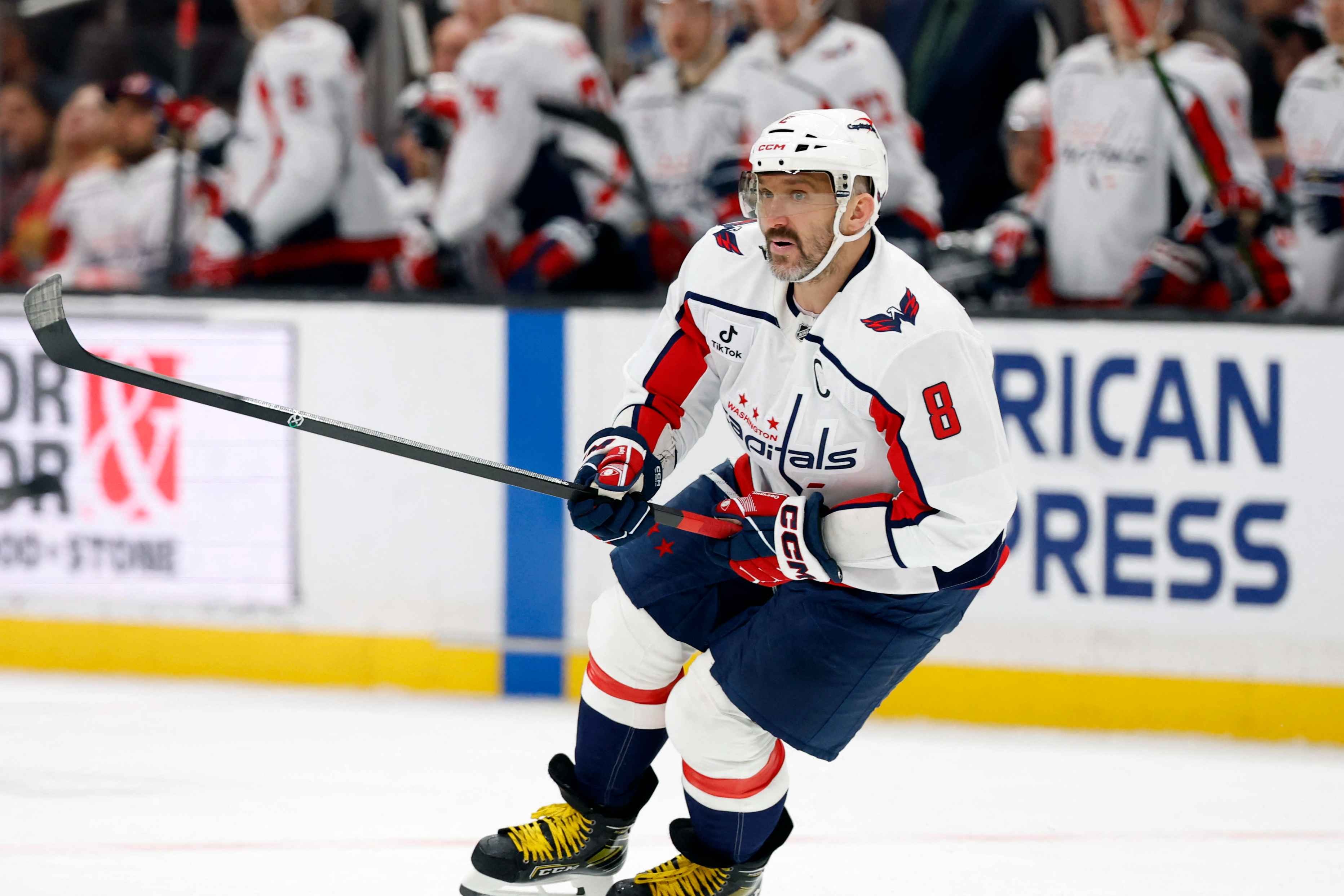 Ovechkin scored his 919th career goal in defeat to Kraken