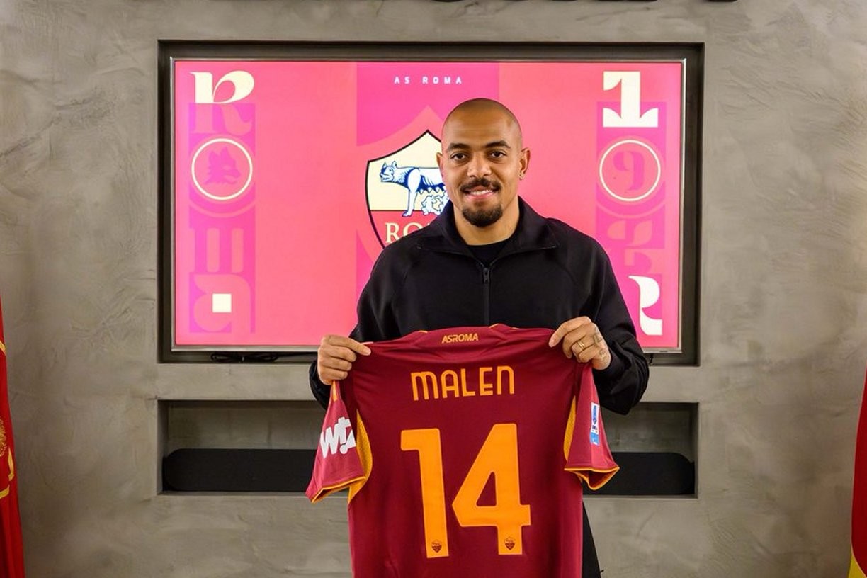 Donyell Malen has joined Roma from Aston Villa