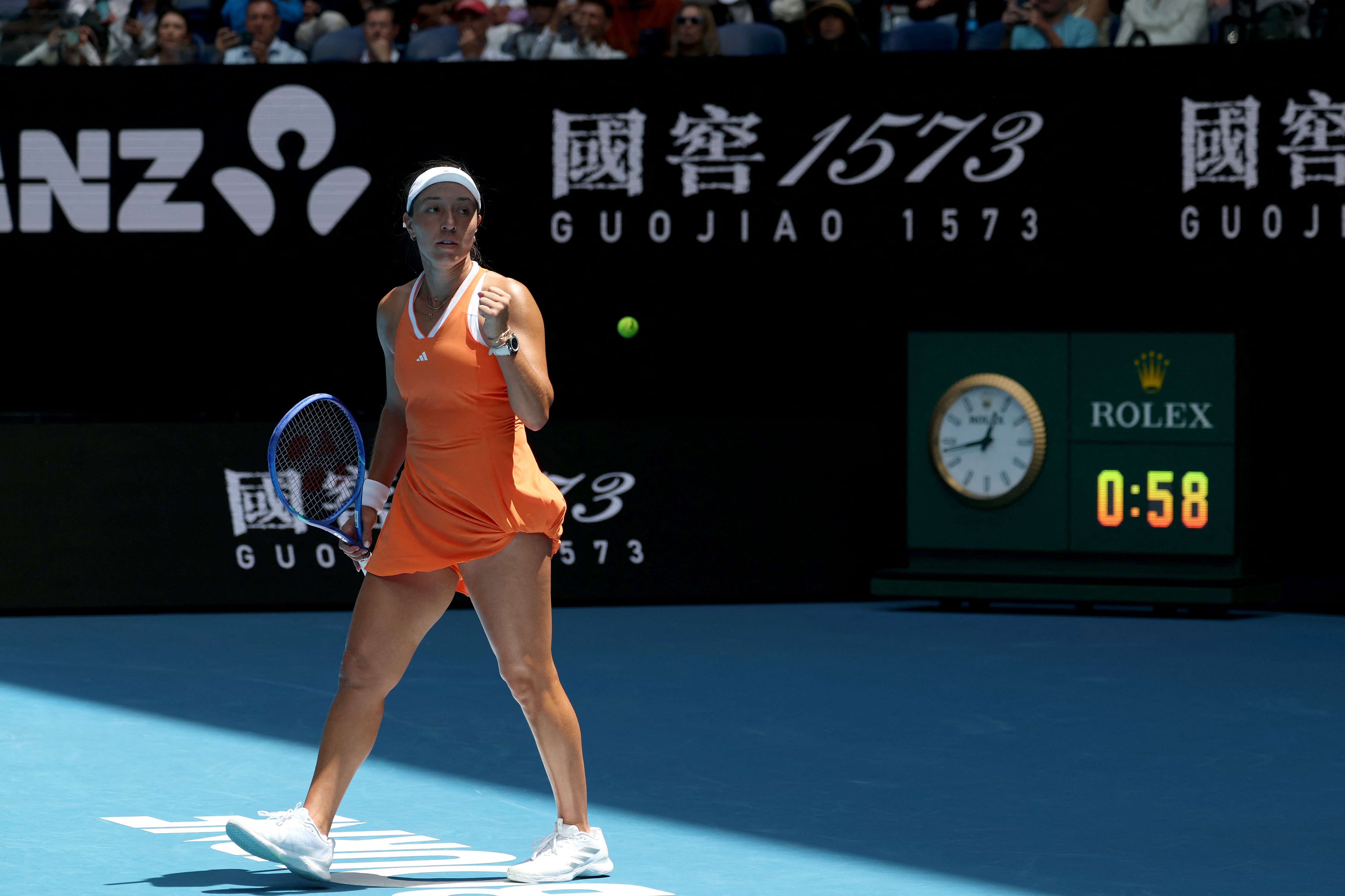 Jessica Pegula eased through to the third round of the Australian Open on Wednesday.