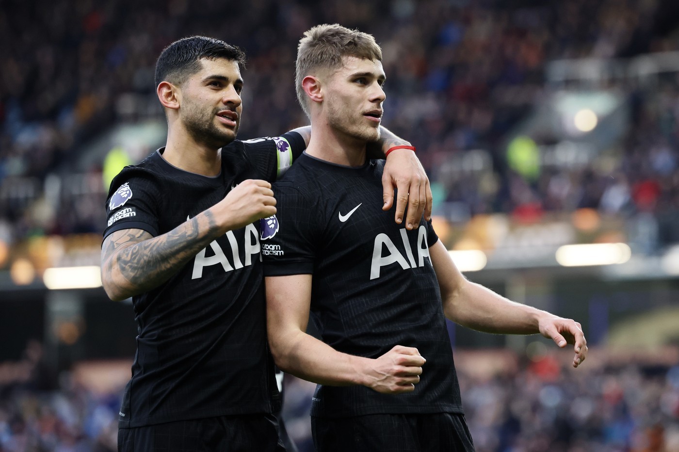 Romero and Van de Ven celebrate