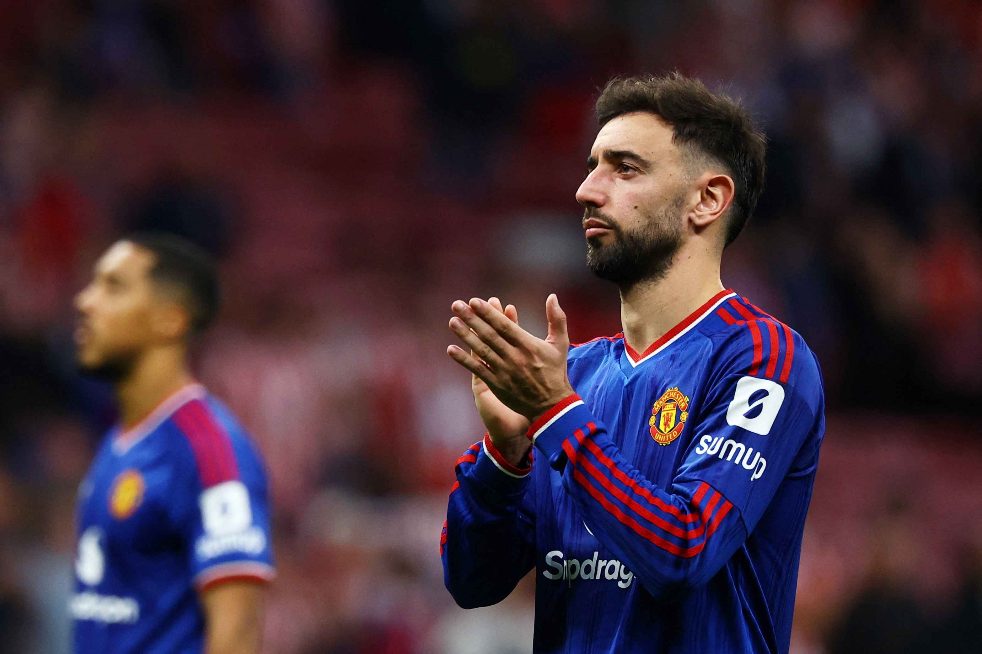 Bruno Fernandes was an unused substitute in Manchester United's Premier League defeat to Bournemouth
