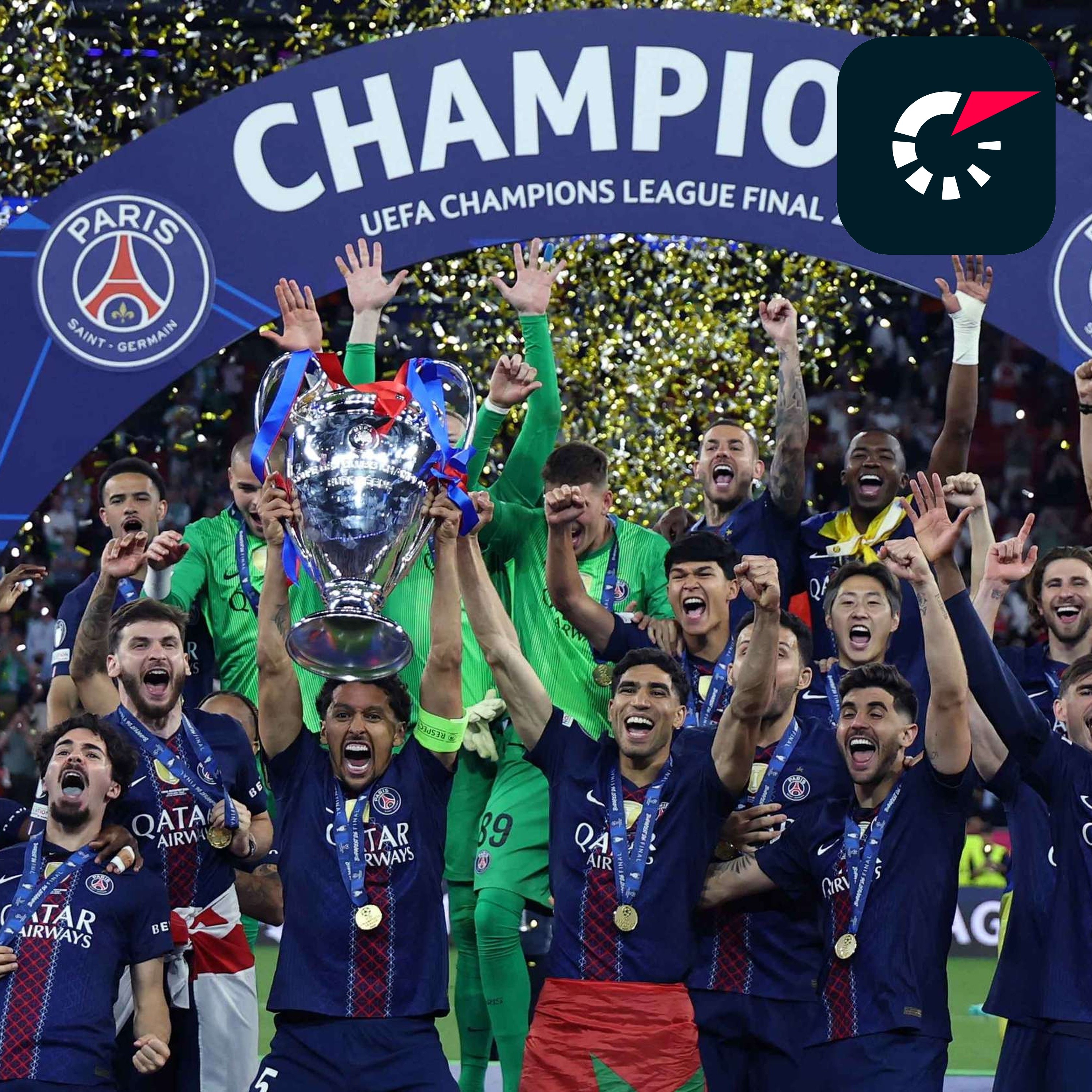 Two stats for each side after PSG hold off Arsenal to defend Champions League