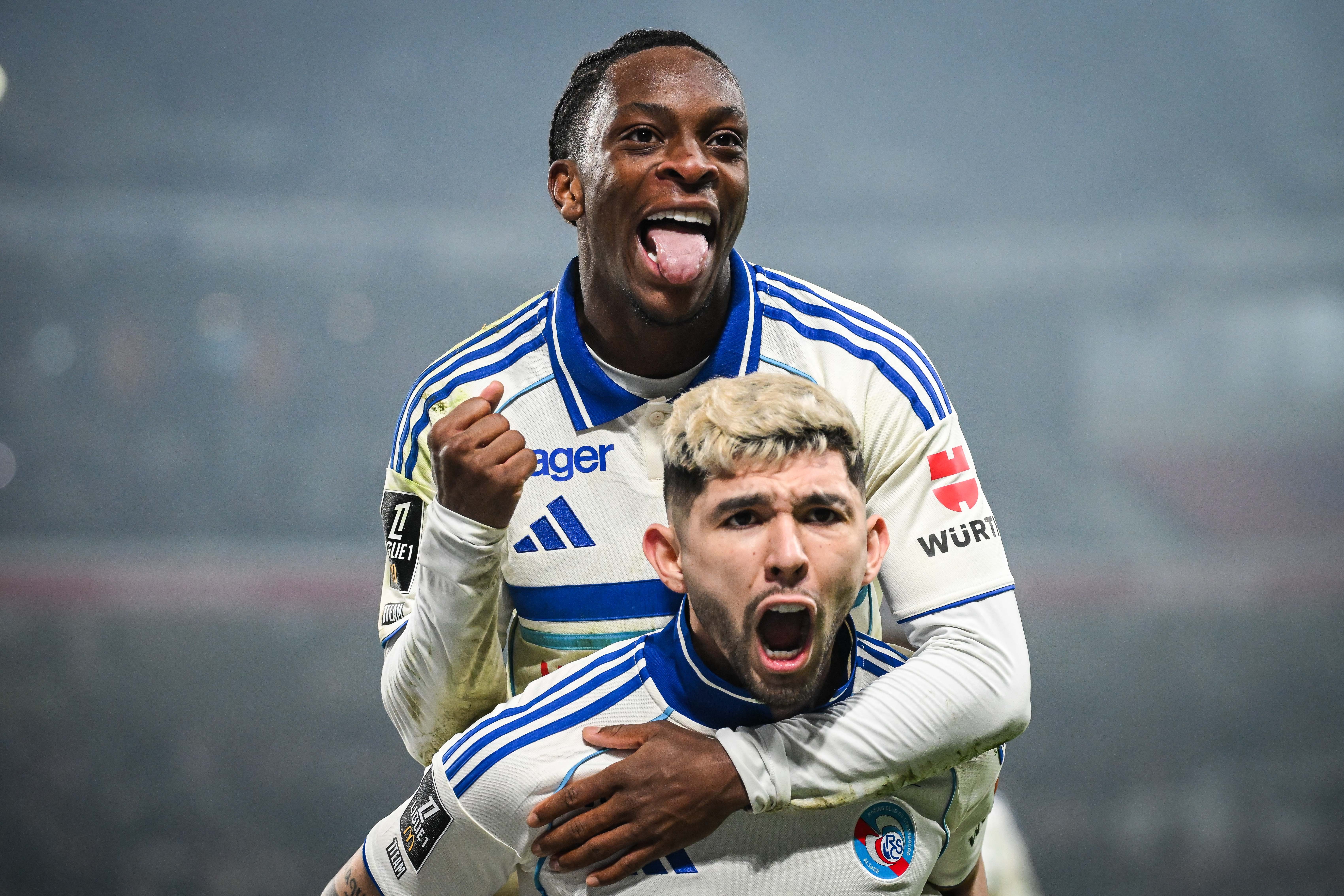Martial Godo scored twice in the win for Strasbourg