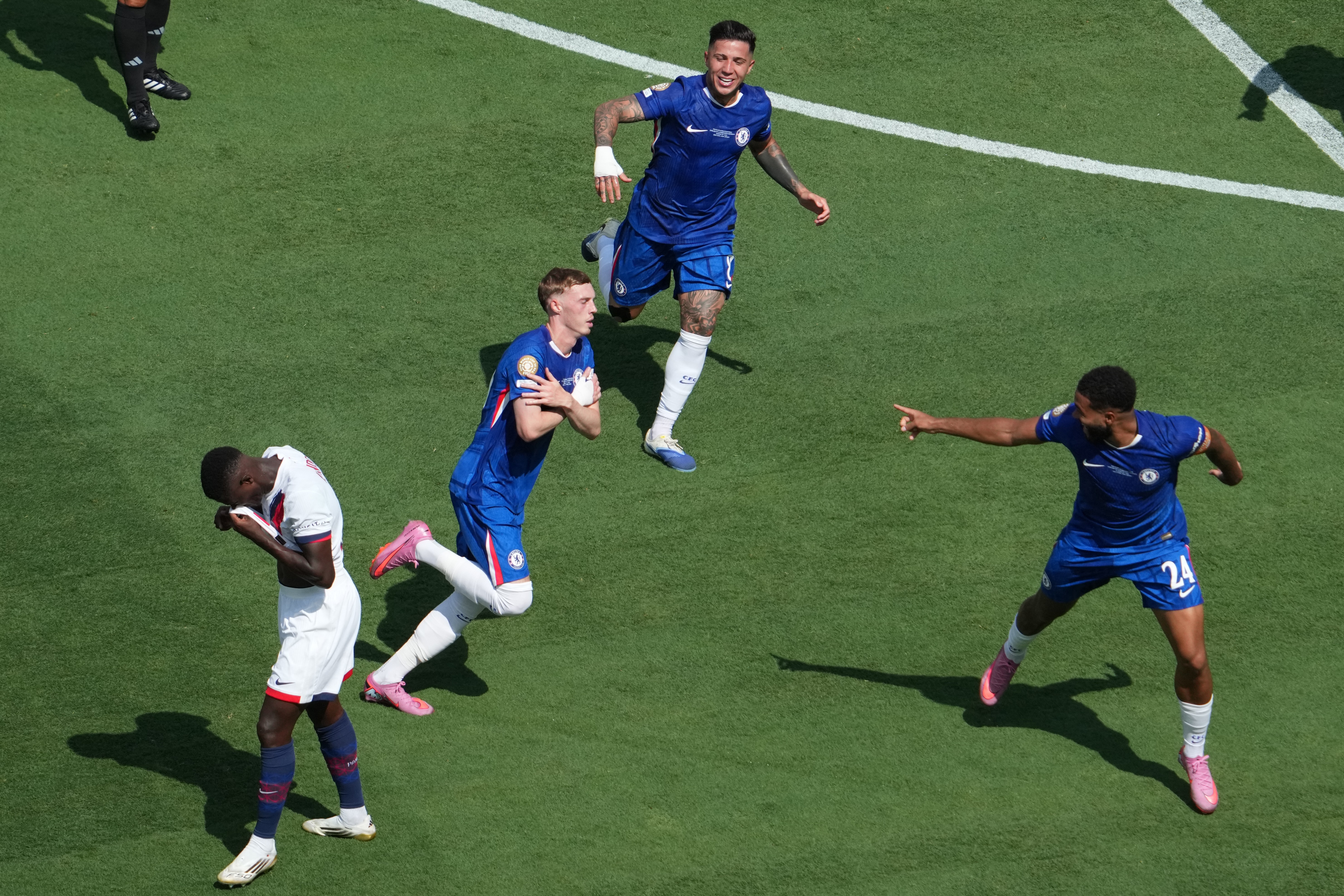 Palmer nets a double as remarkable Chelsea surprises PSG to secure the Club World Cup title