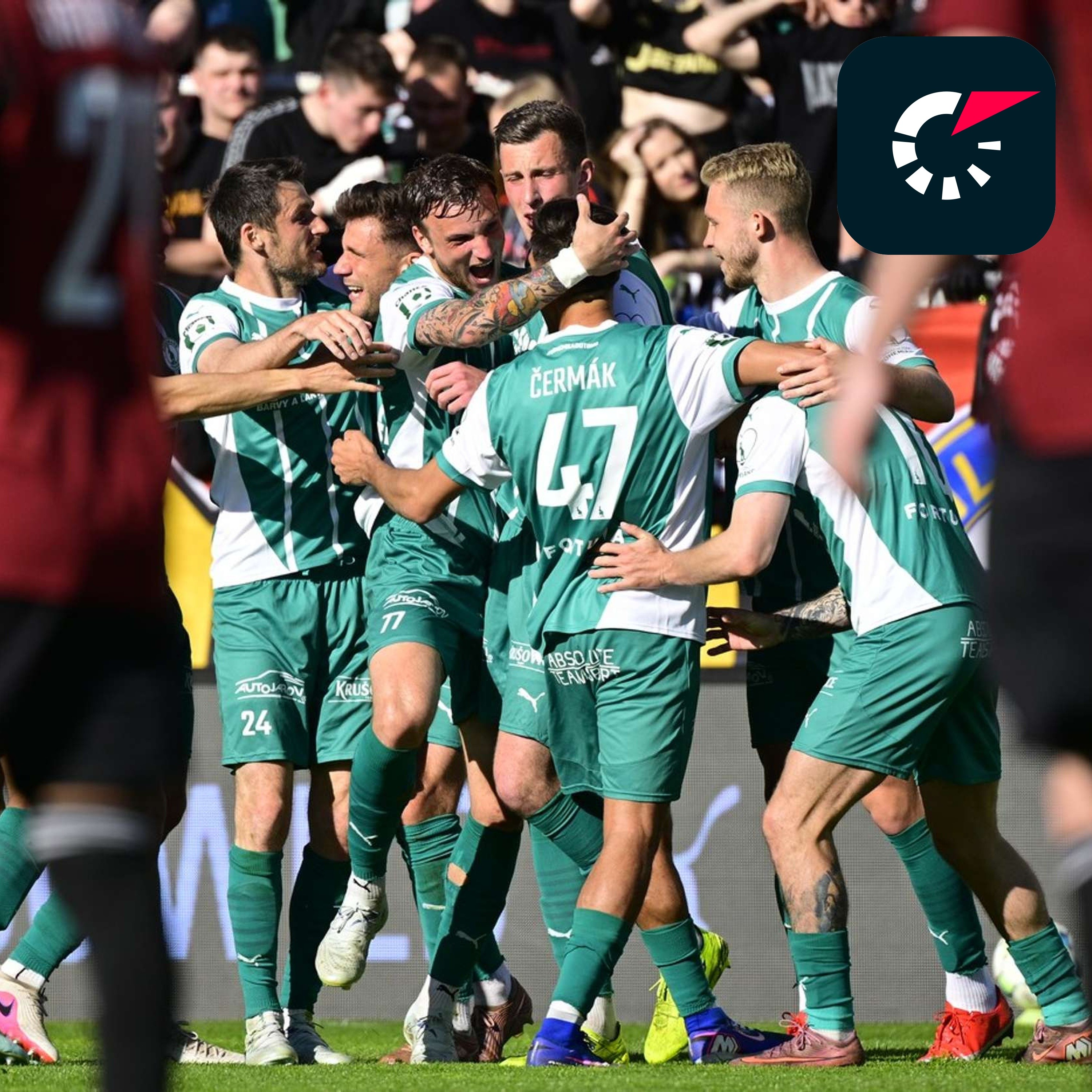 Víkend v lize: Sparta po 25 letech padla v Ďolíčku, Slavia blízko titulu a Baník na dně