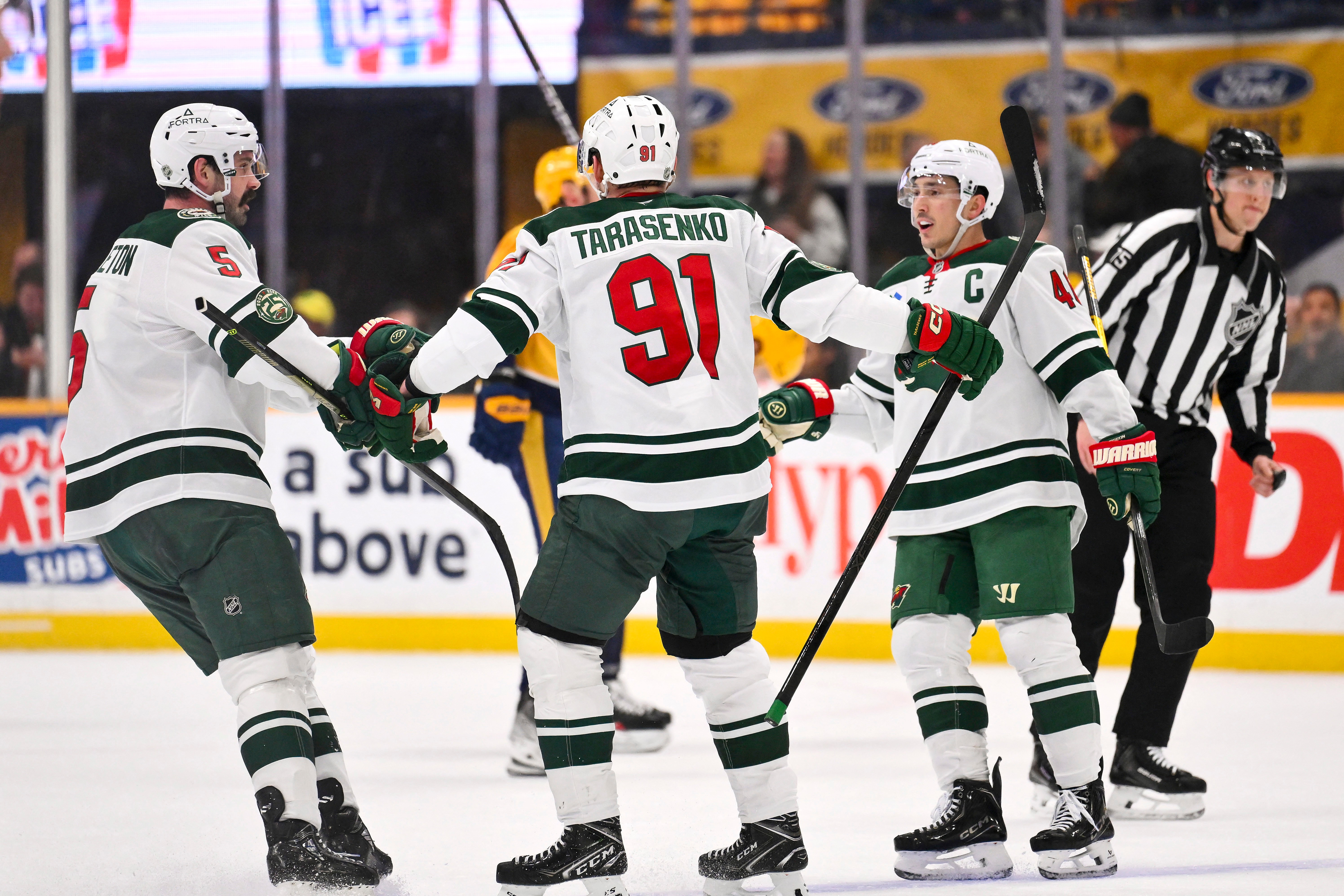 The Minnesota Wild won a key game in the NHL on Wednesday night