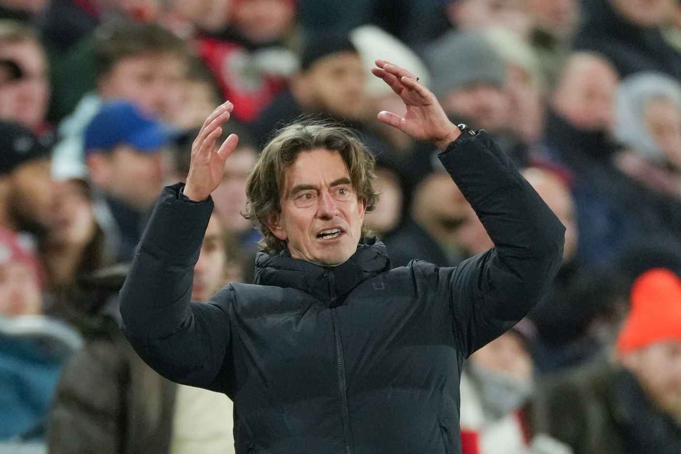 Thomas Frank finds it 'difficult to enjoy' being Spurs head coach