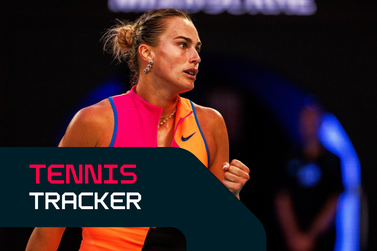 Sabalenka is in second-round action at the Australian Open