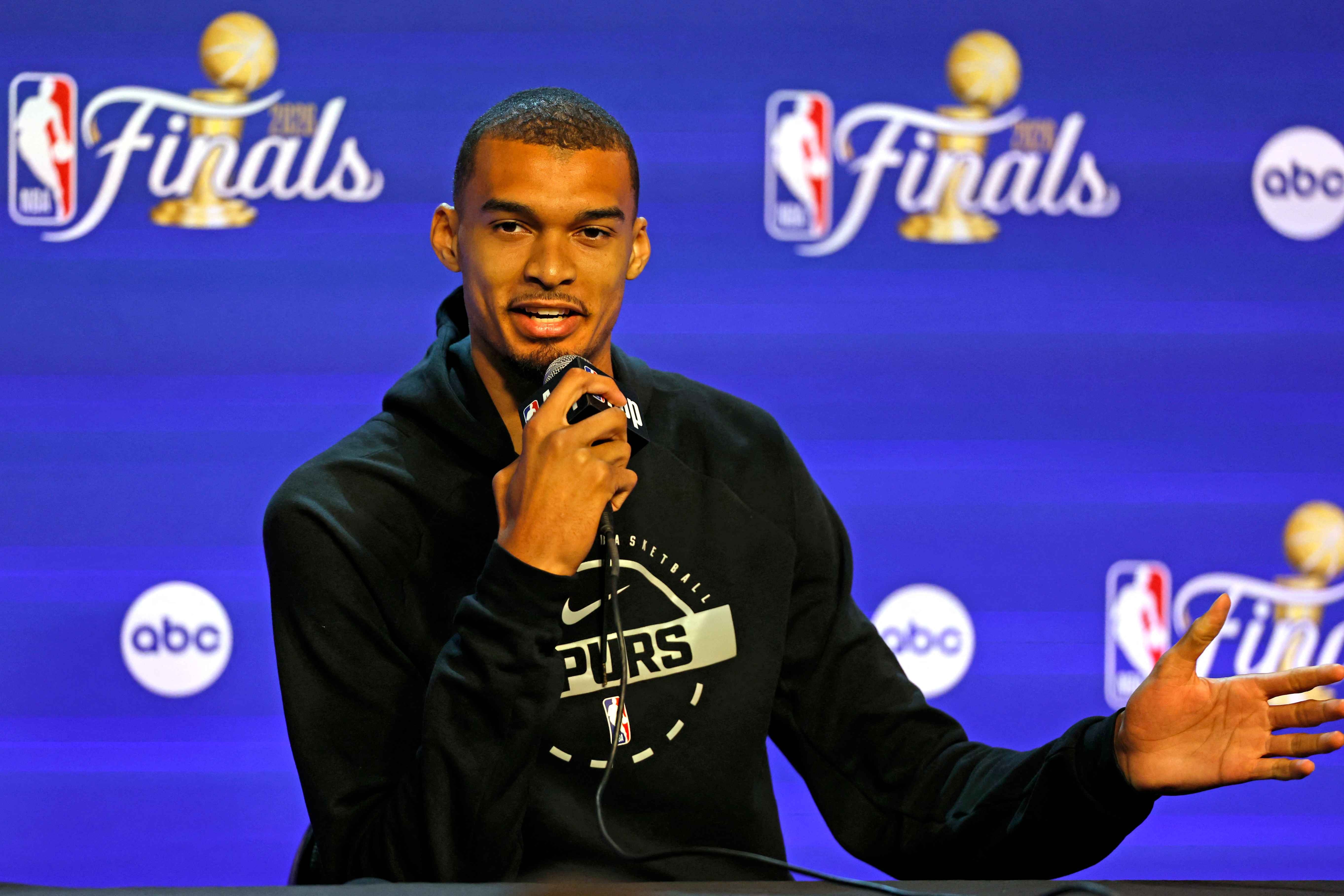 San Antonio Spurs' Victor Wembanyama says team still enjoying Western Conference final win