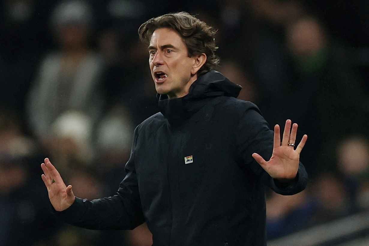 Thomas Frank was sacked as Spurs boss back in February
