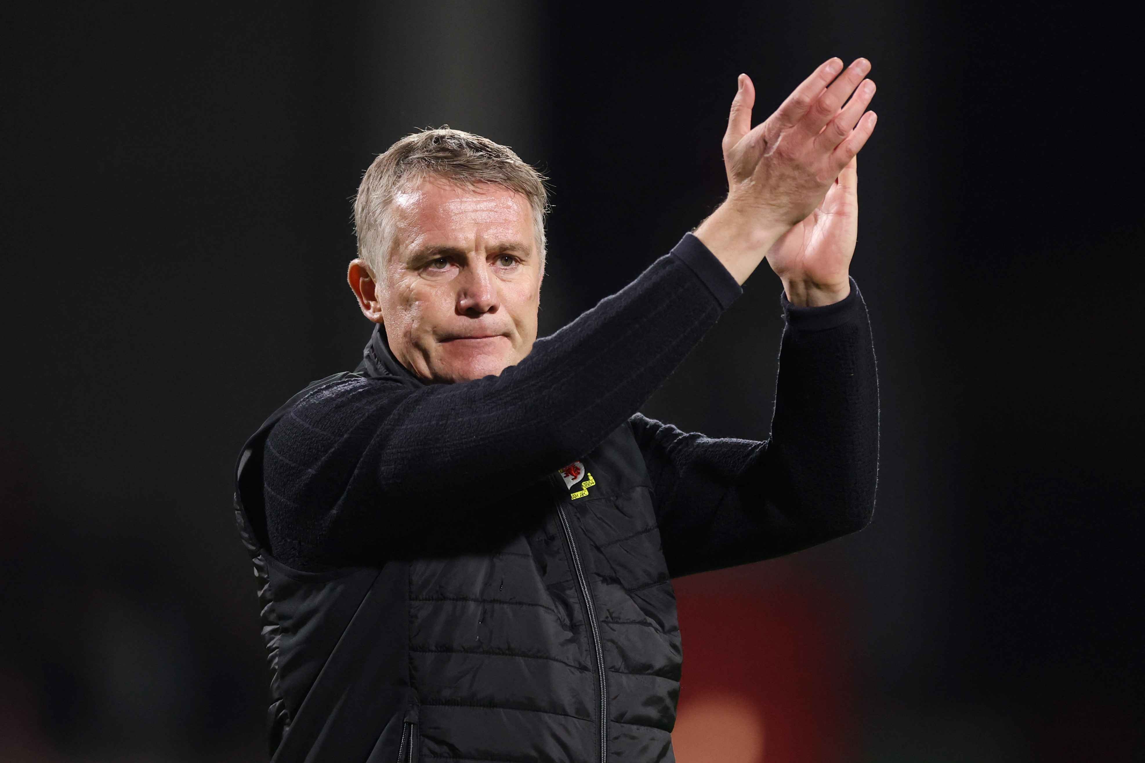 Parkinson applauds the Wrexham fans